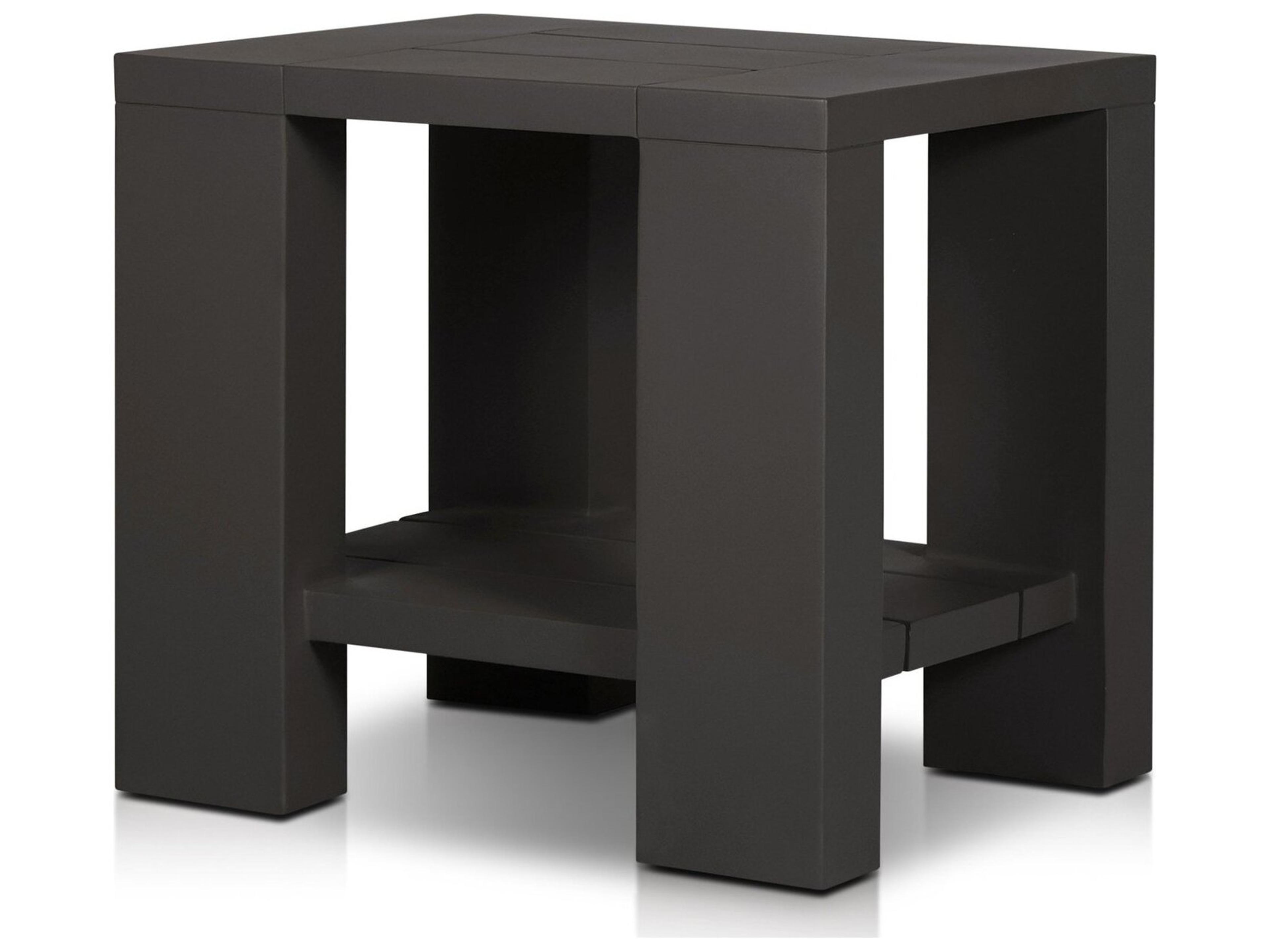 Garwood Roca Metal End Table - Bronze