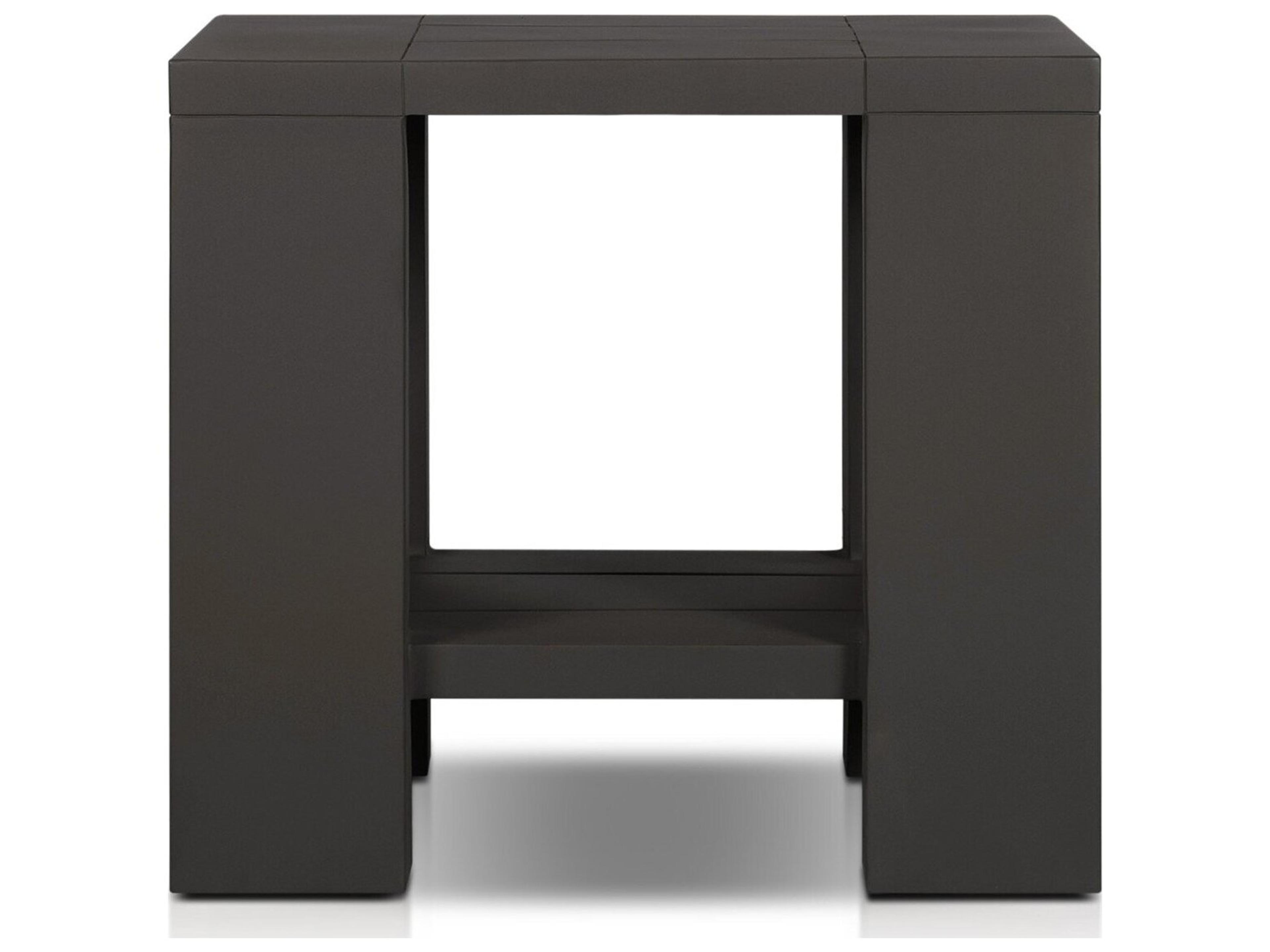 Four Hands Outdoor Garwood Roca Metal End Table - Bronze