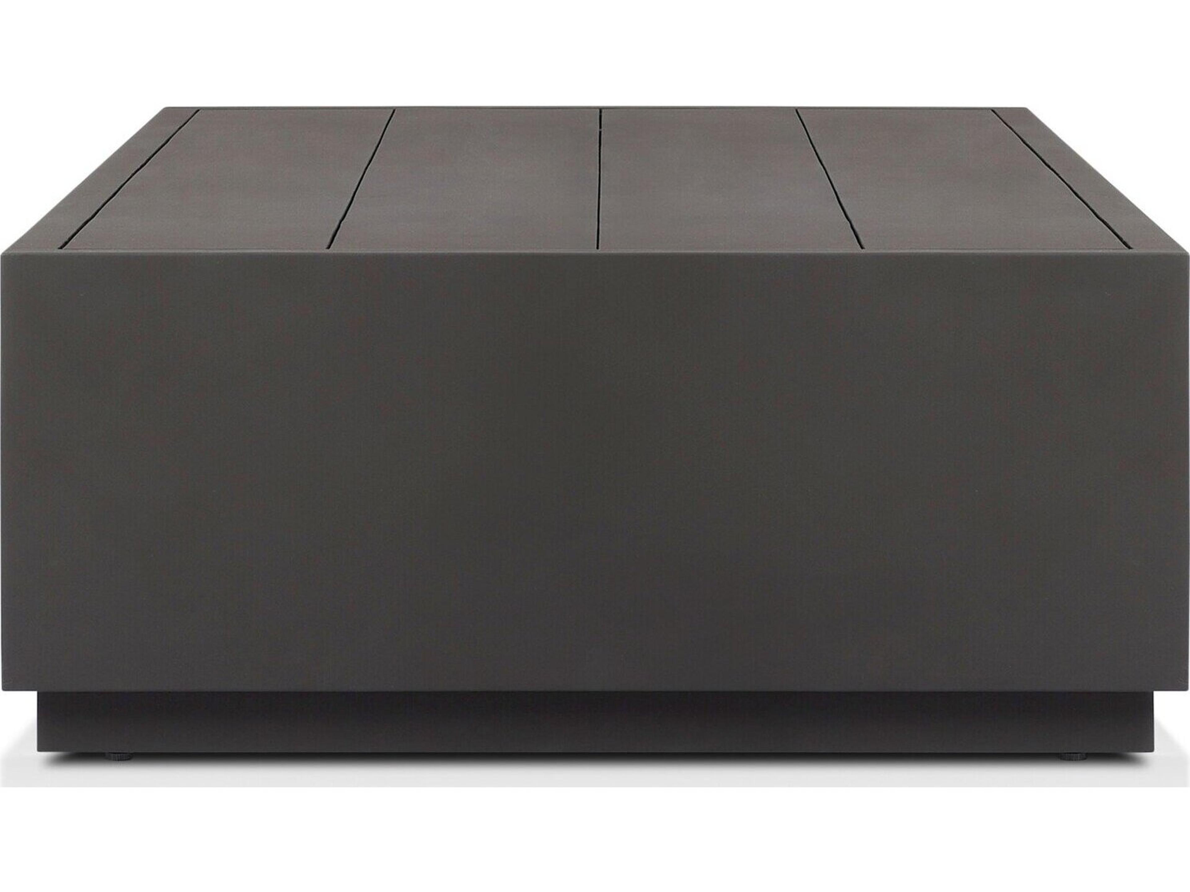 Four Hands Outdoor Solano Messo Bronze Aluminum Rectangular Coffee Table