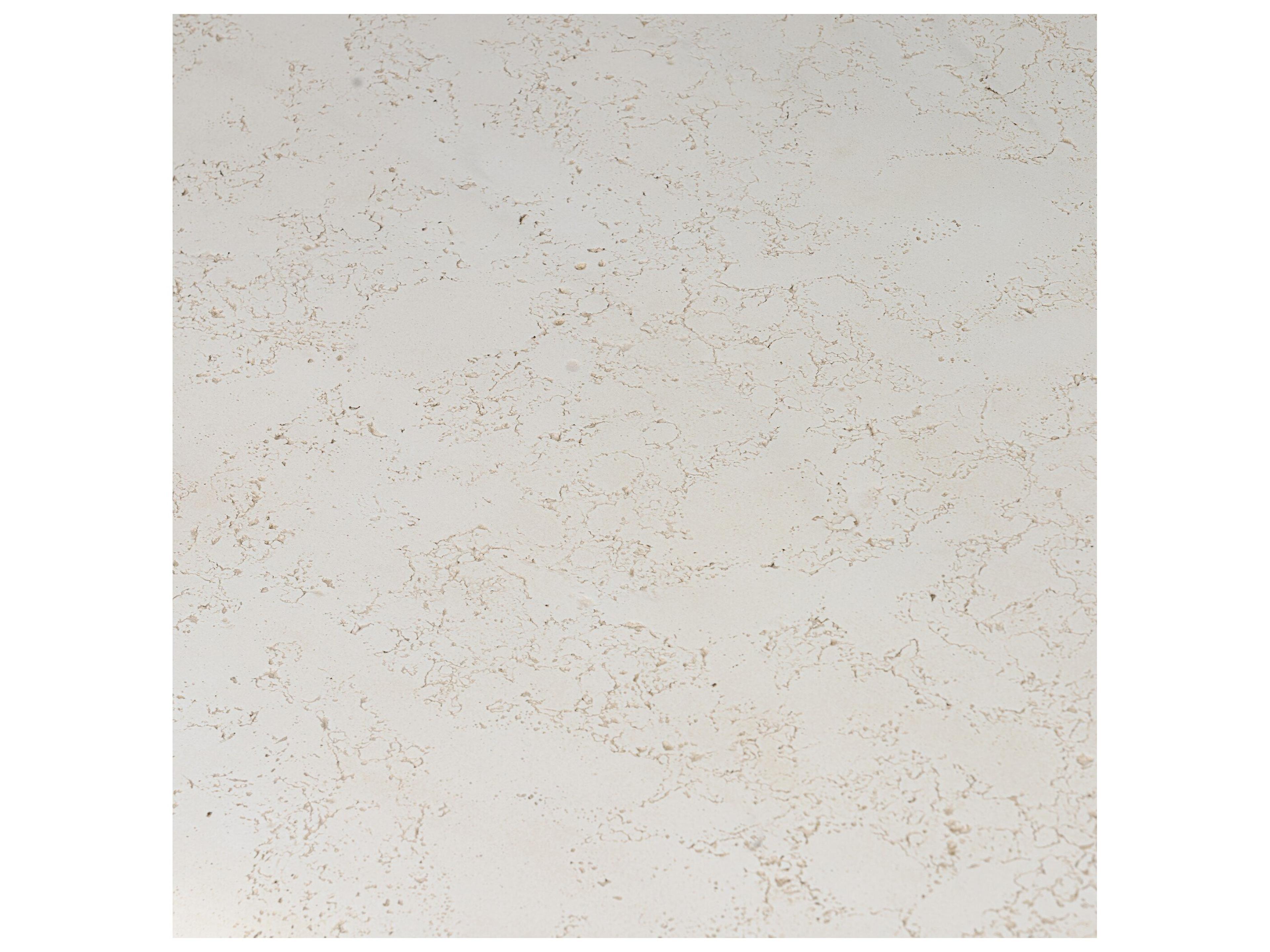 Luxecor Globetrotter Outdoor Ambra  Aged White Concrete 48" Square Coffee Table