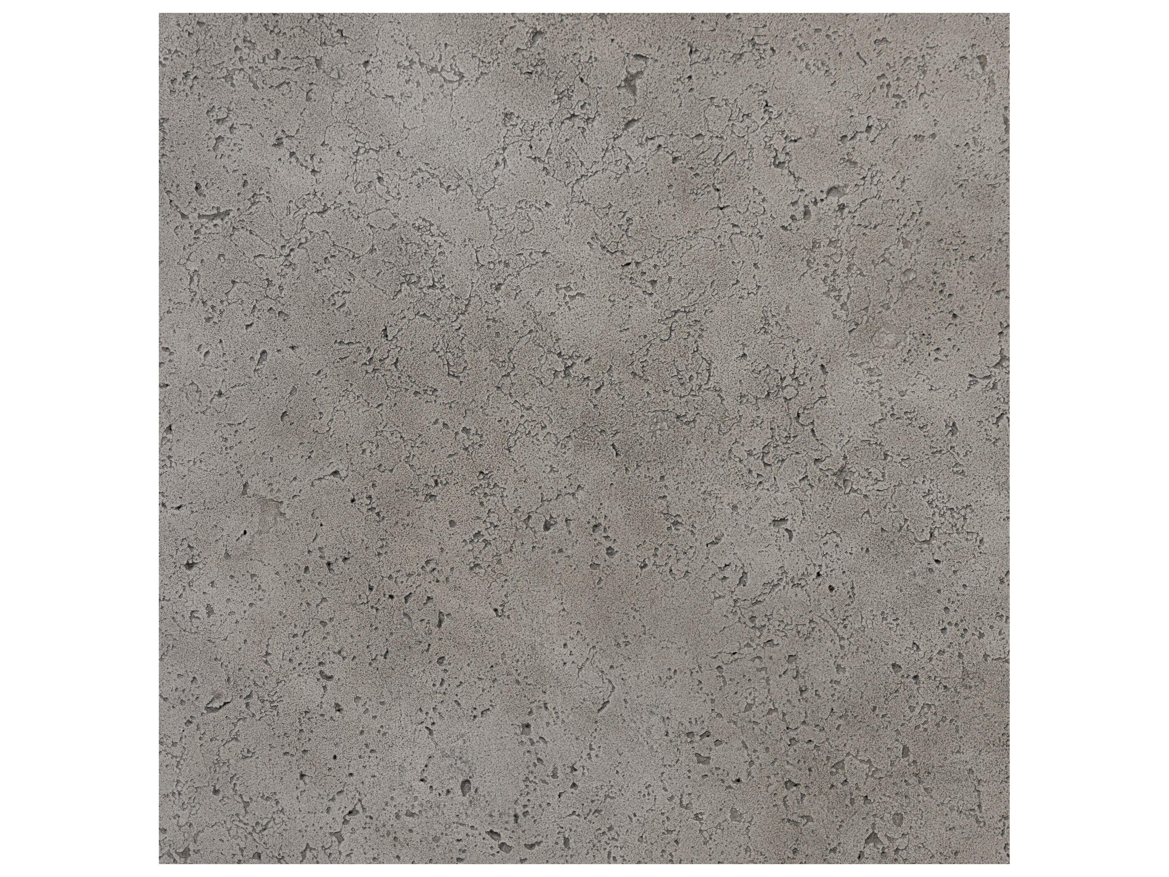 Luxecor Globetrotter Outdoor Boula Aged Smoke Concrete 36" Round Coffee Table