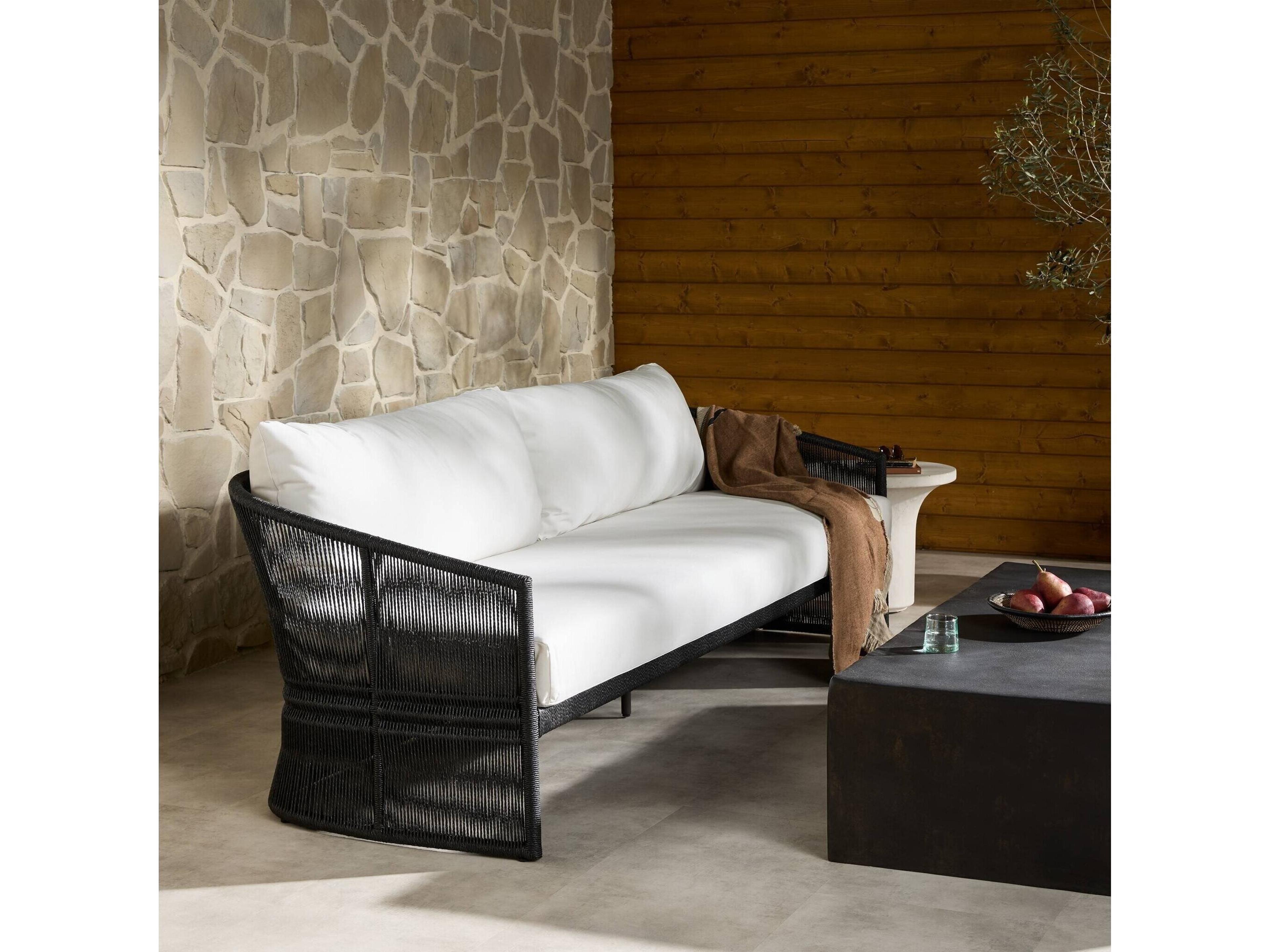 Four Hands Outdoor Solano Chapman  Metal End Table - Bronze