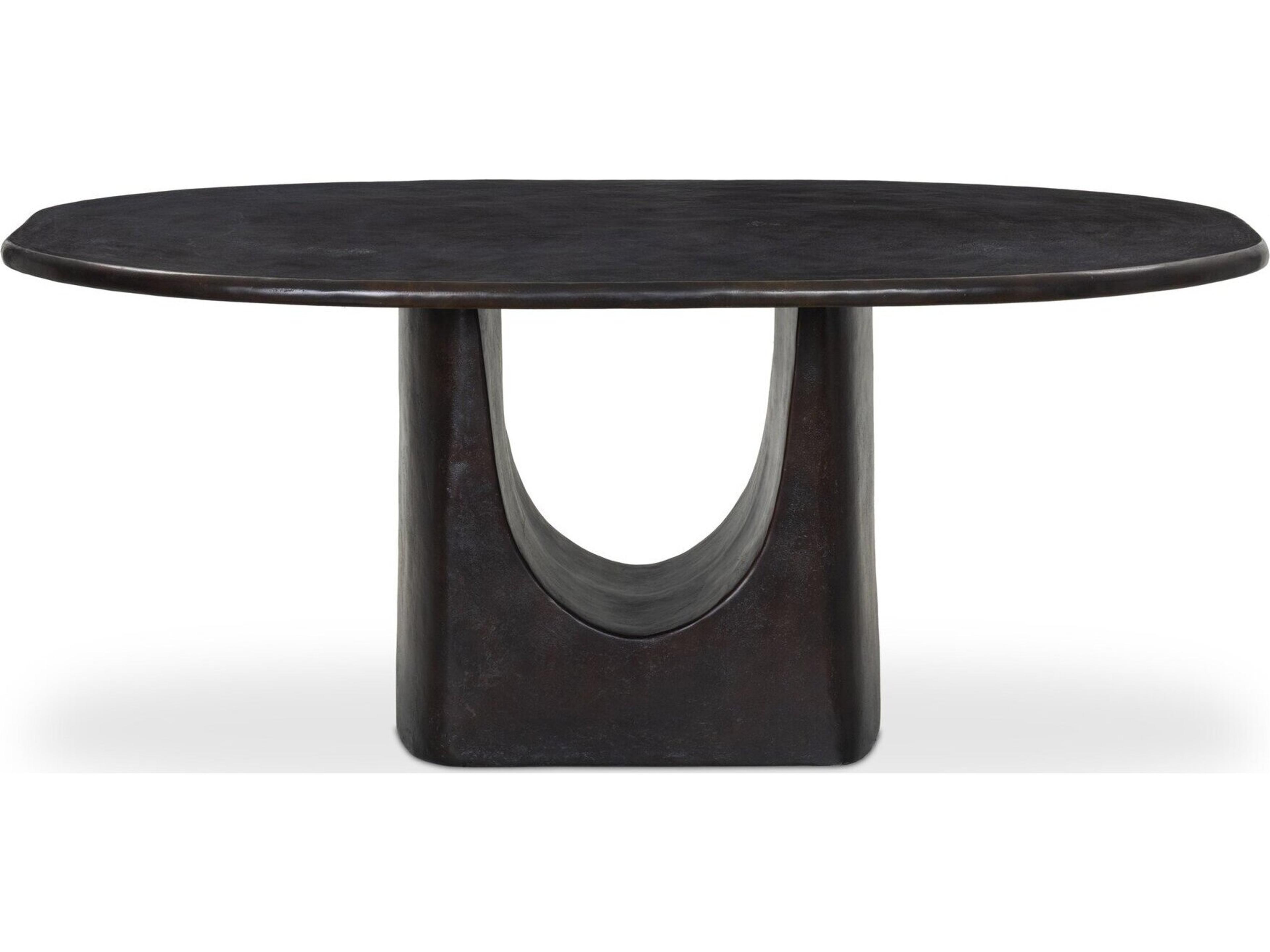 Four Hands Outdoor Amato Outdoor Dining Table-72" Antique Rust