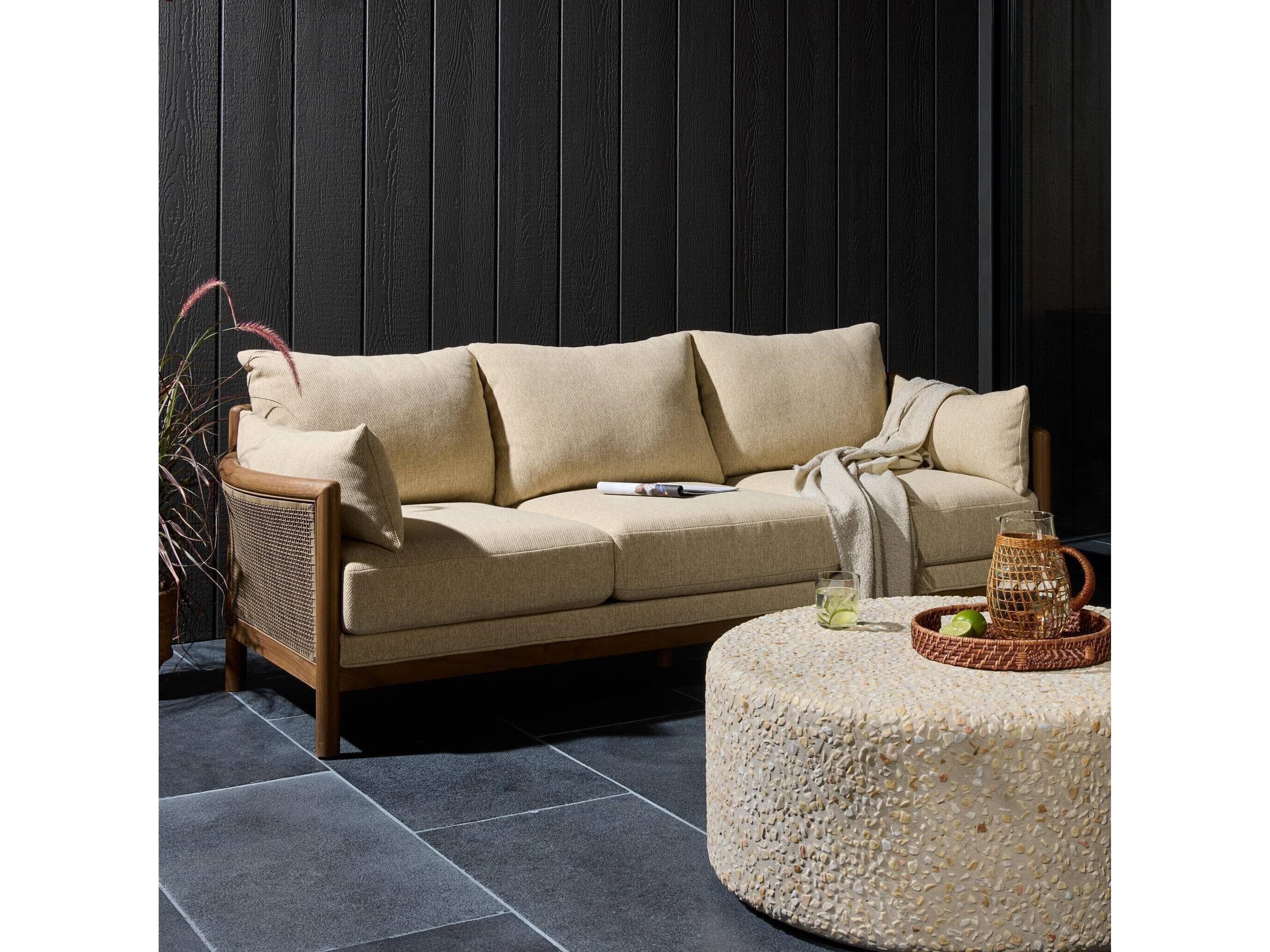 Four Hands Outdoor Solano Tahana  Metal Dining Chair - Casa Grey