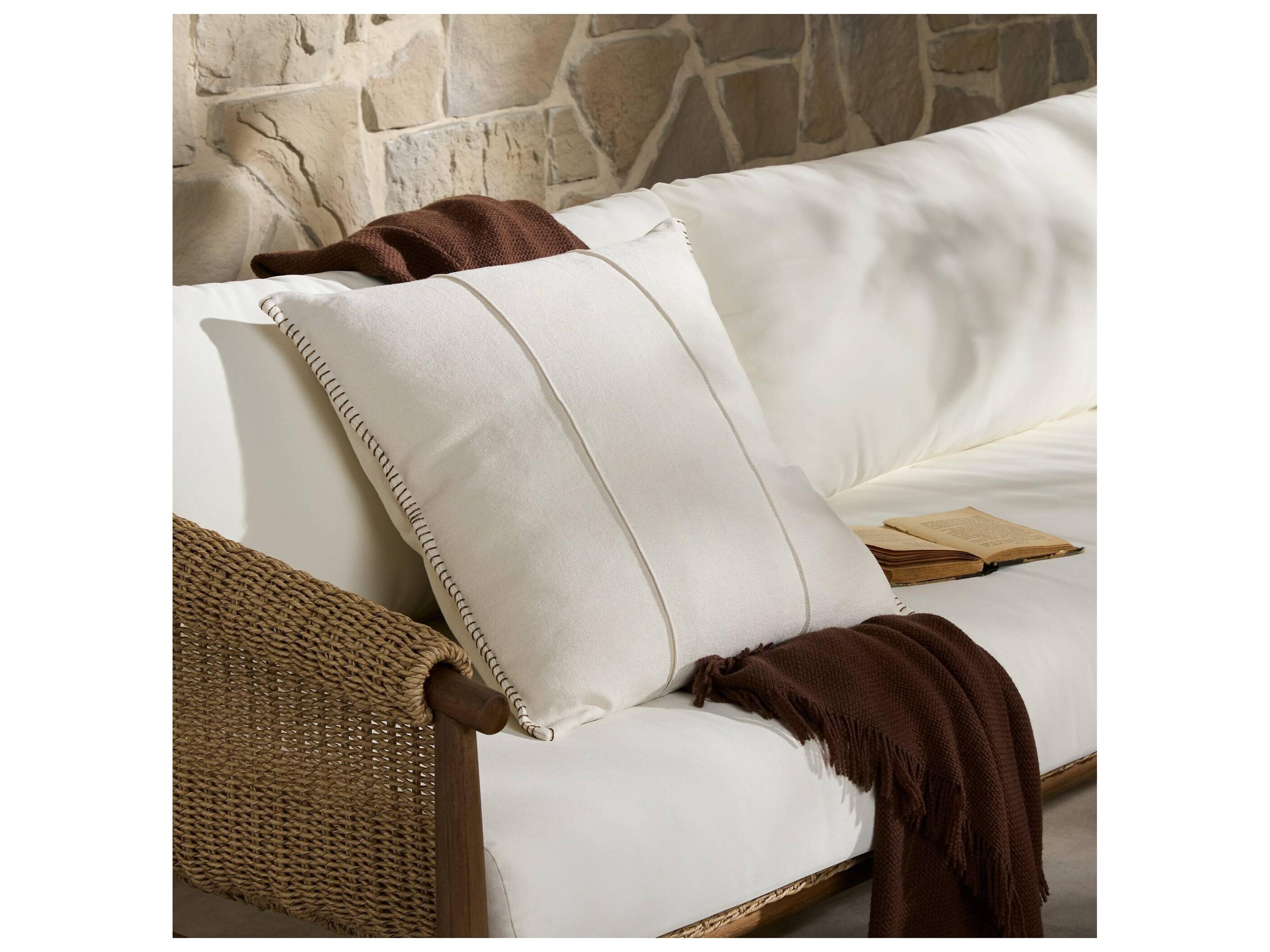 Four Hands Outdoor Kensington Bombay Flax Pillow