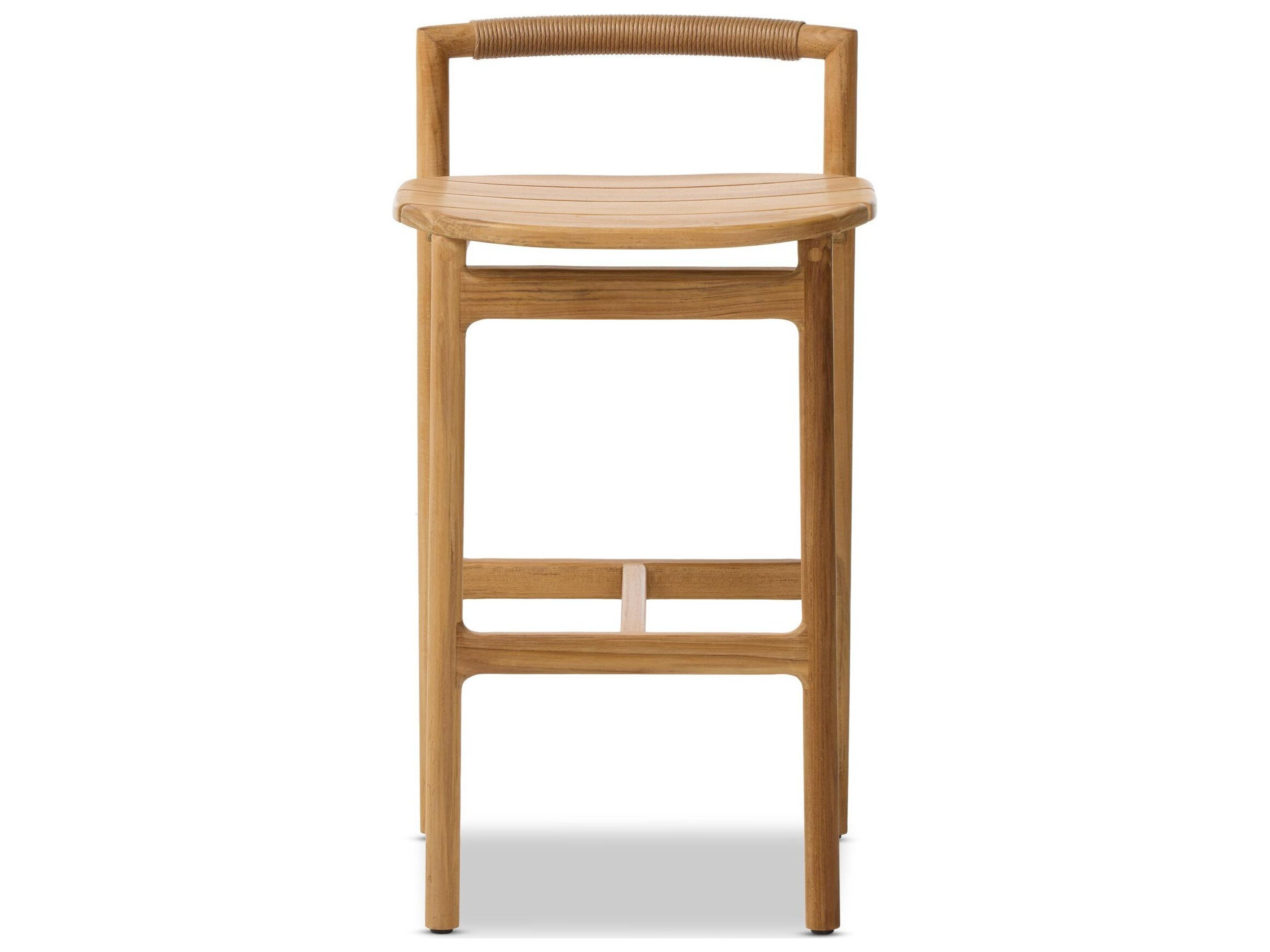 Four Hands Outdoor Baden Outdoor Stool Textured Sand