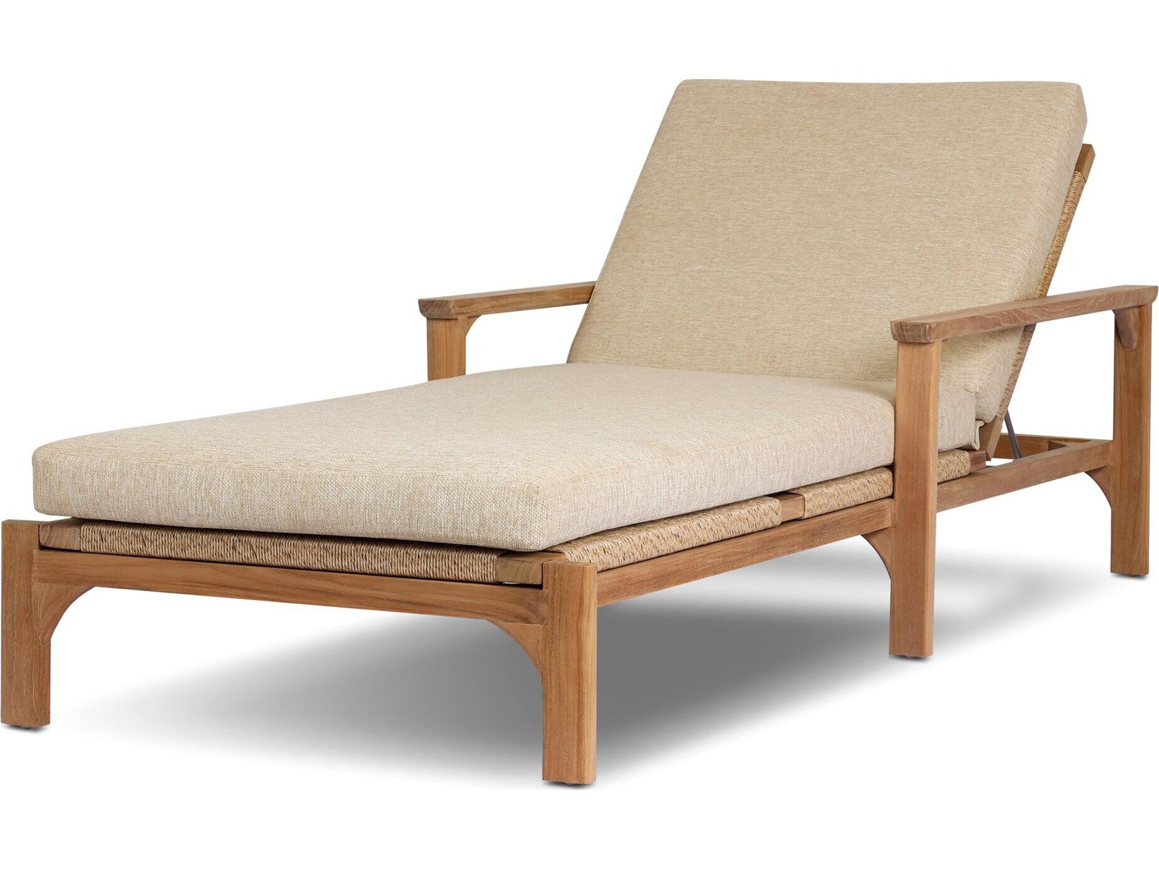 Topeka Outdoor Chaise Ellor Beige