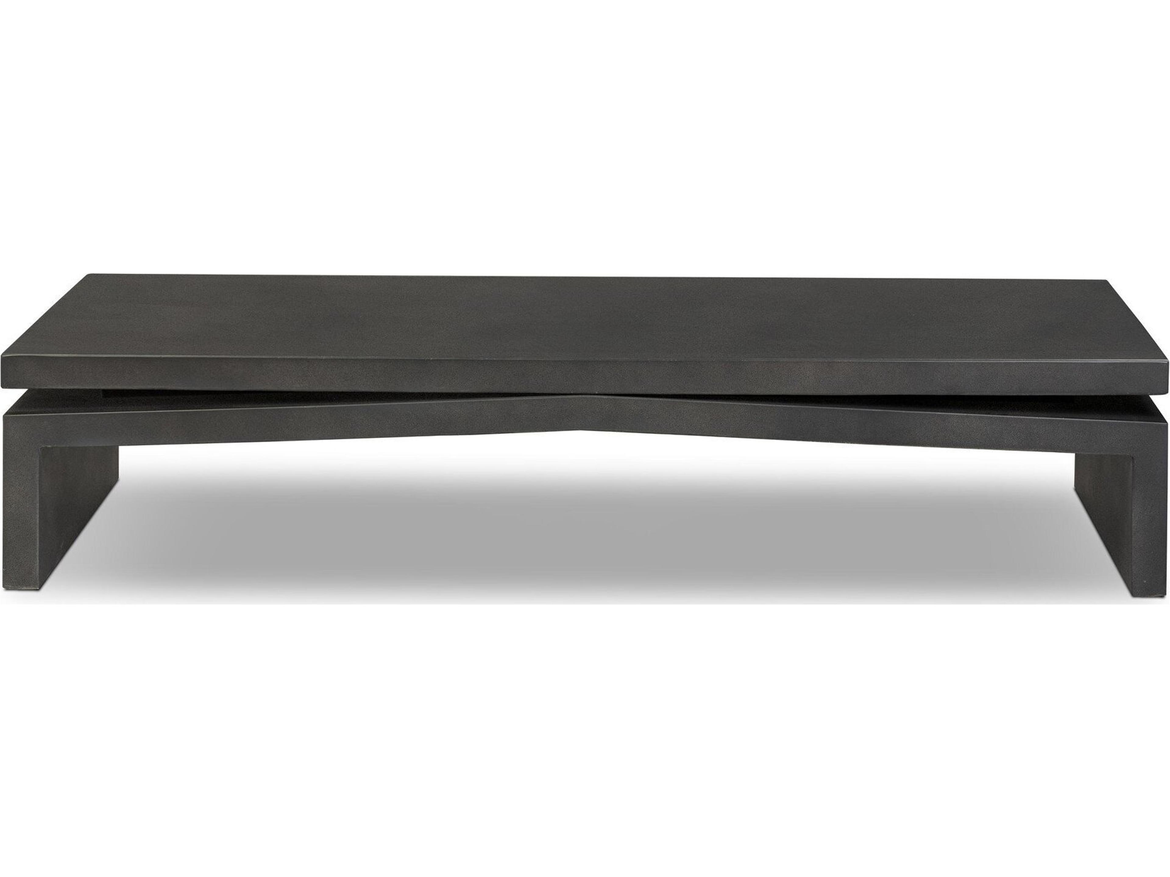 Luxecor Matthes Outdoor Coffee Table Charcoal Concrete