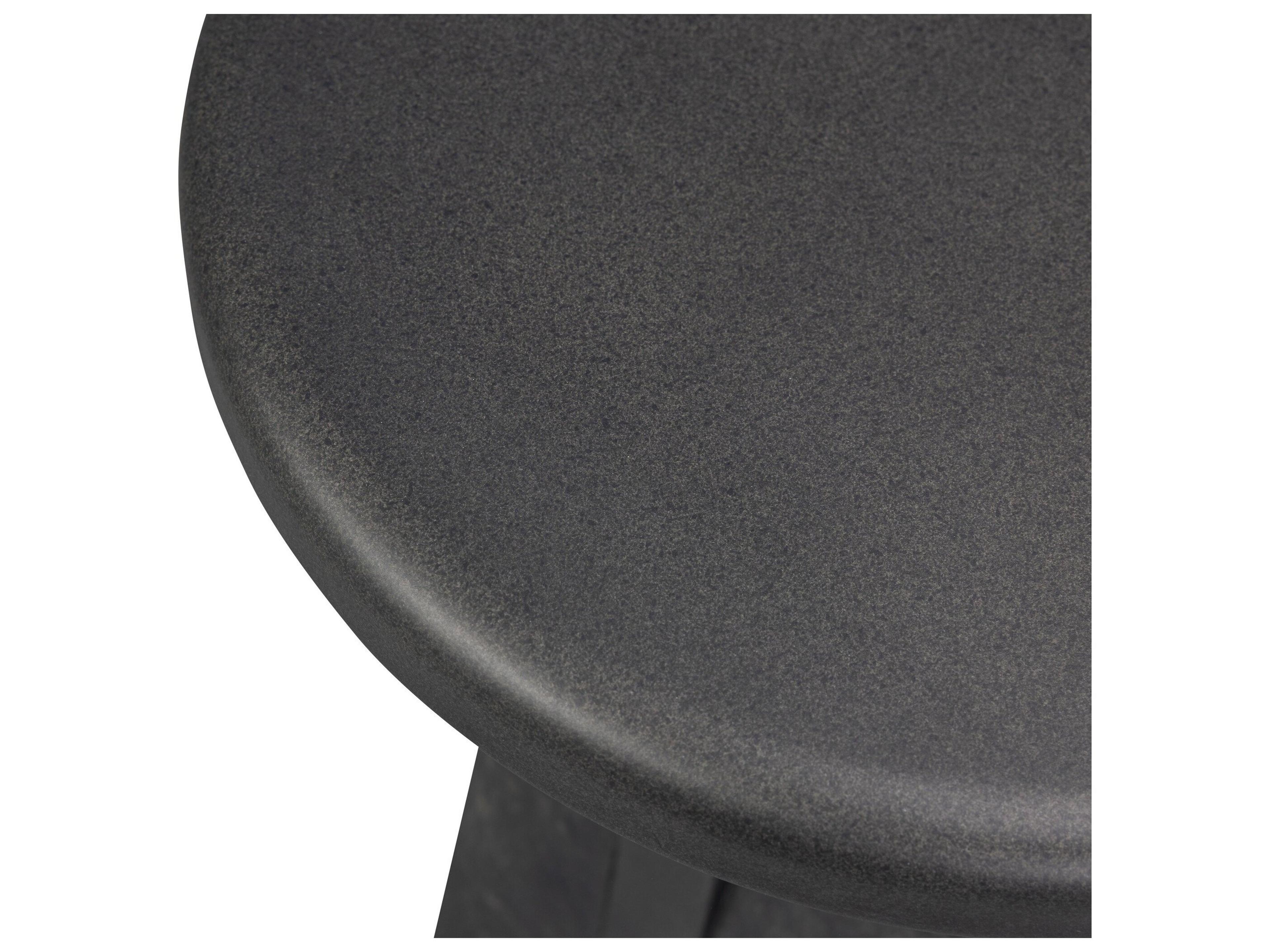 Four Hands Outdoor Daro Outdoor End Table - Charcoal Concrete