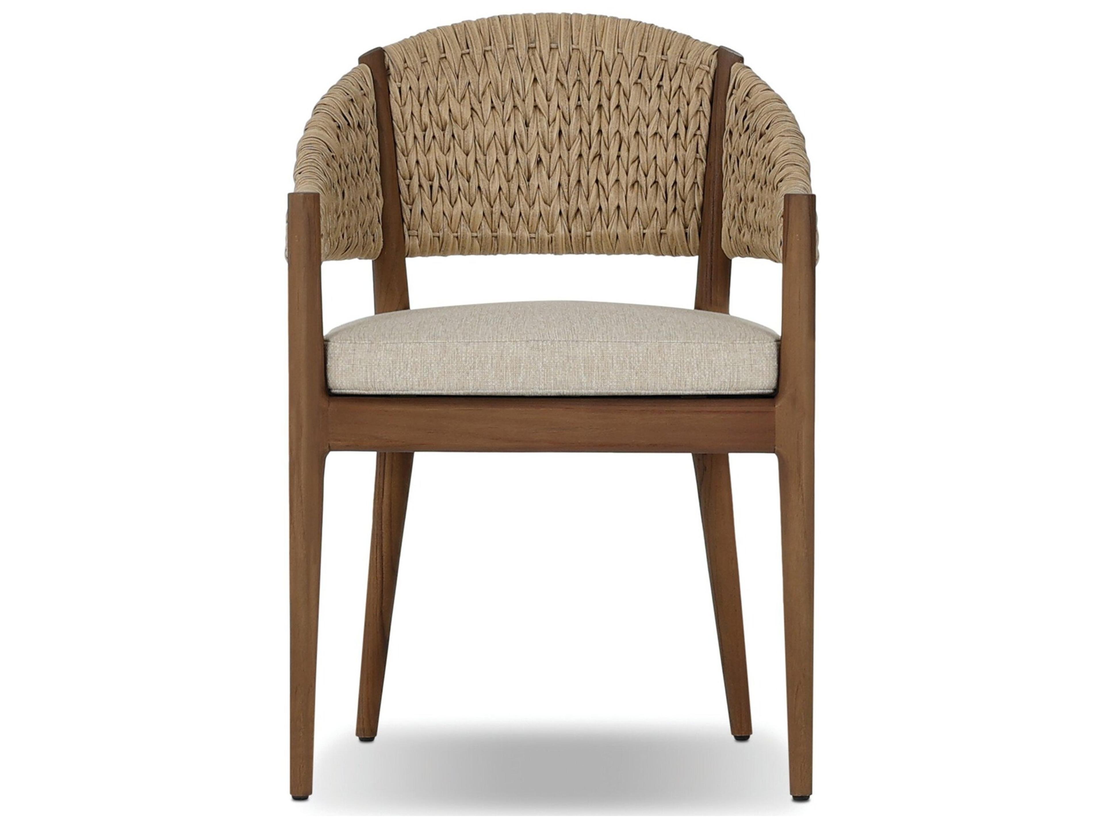 Four Hands Outdoor Atwood Outdoor Dining Armchair - Ellor Beige