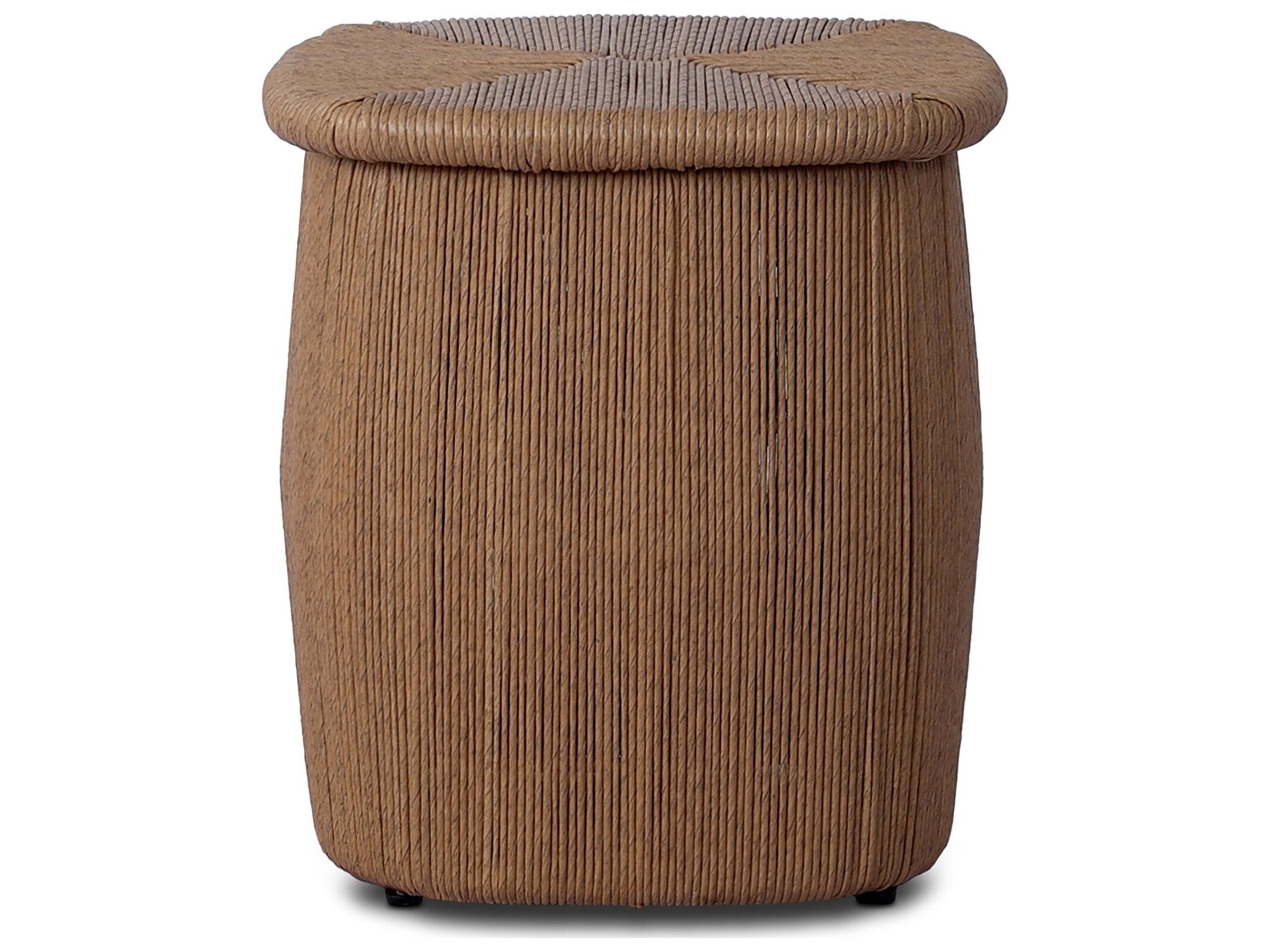 Four Hands Outdoor Taum Outdoor Stool - Textured Sand