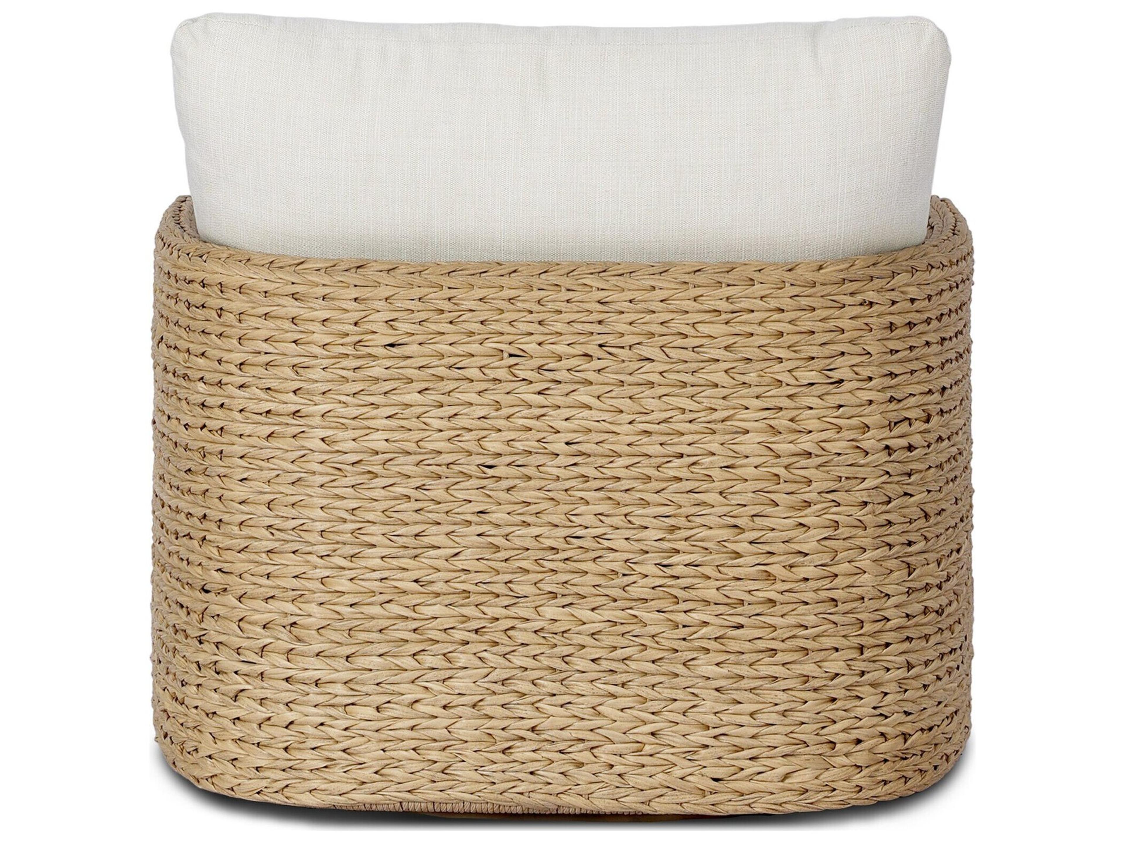 Four Hands Outdoor Caney Outdoor Swivel Chair - Coastal Weave