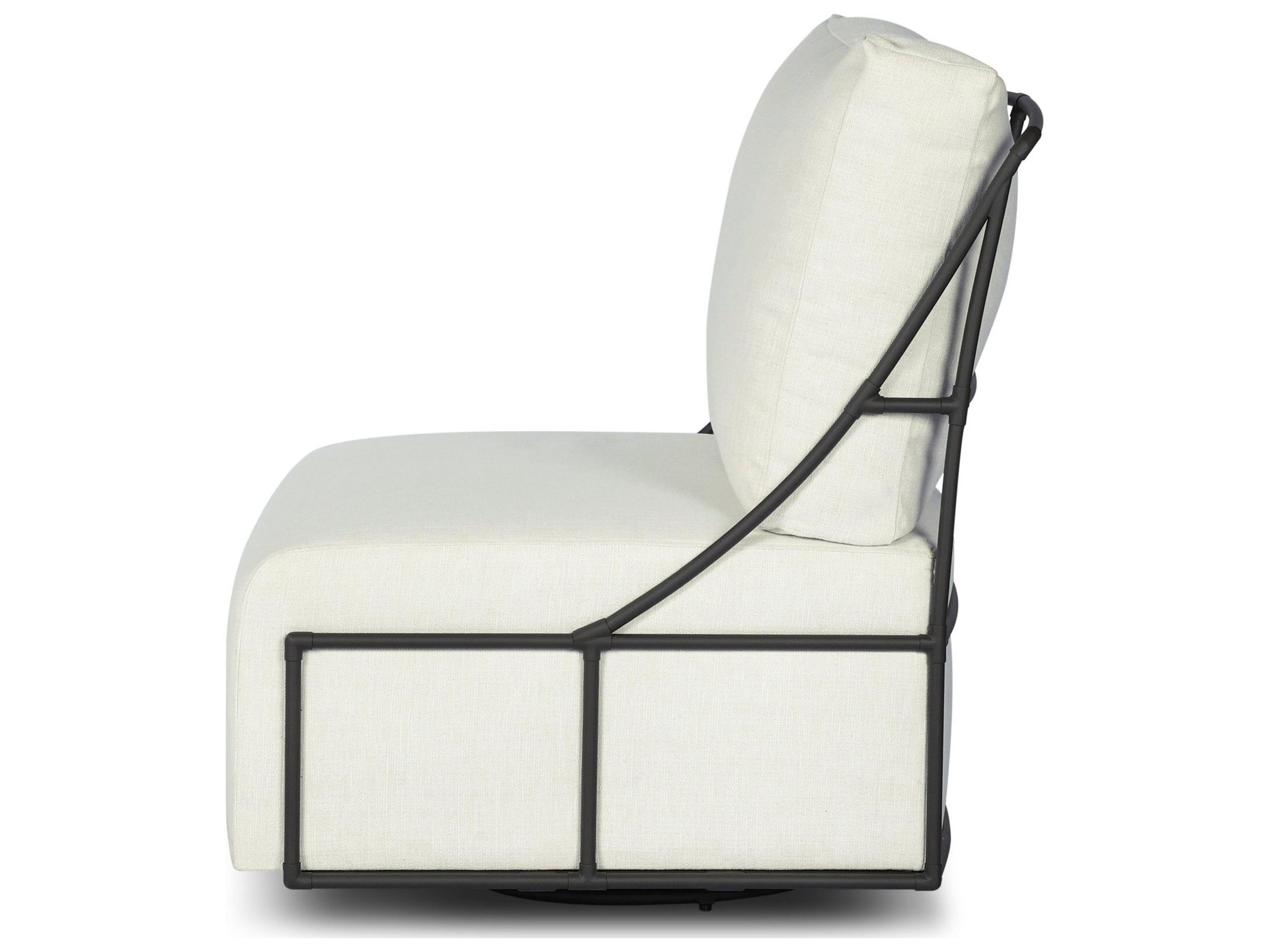 Four Hands Outdoor Enola Outdoor Swivel Chair - Vergo Cream