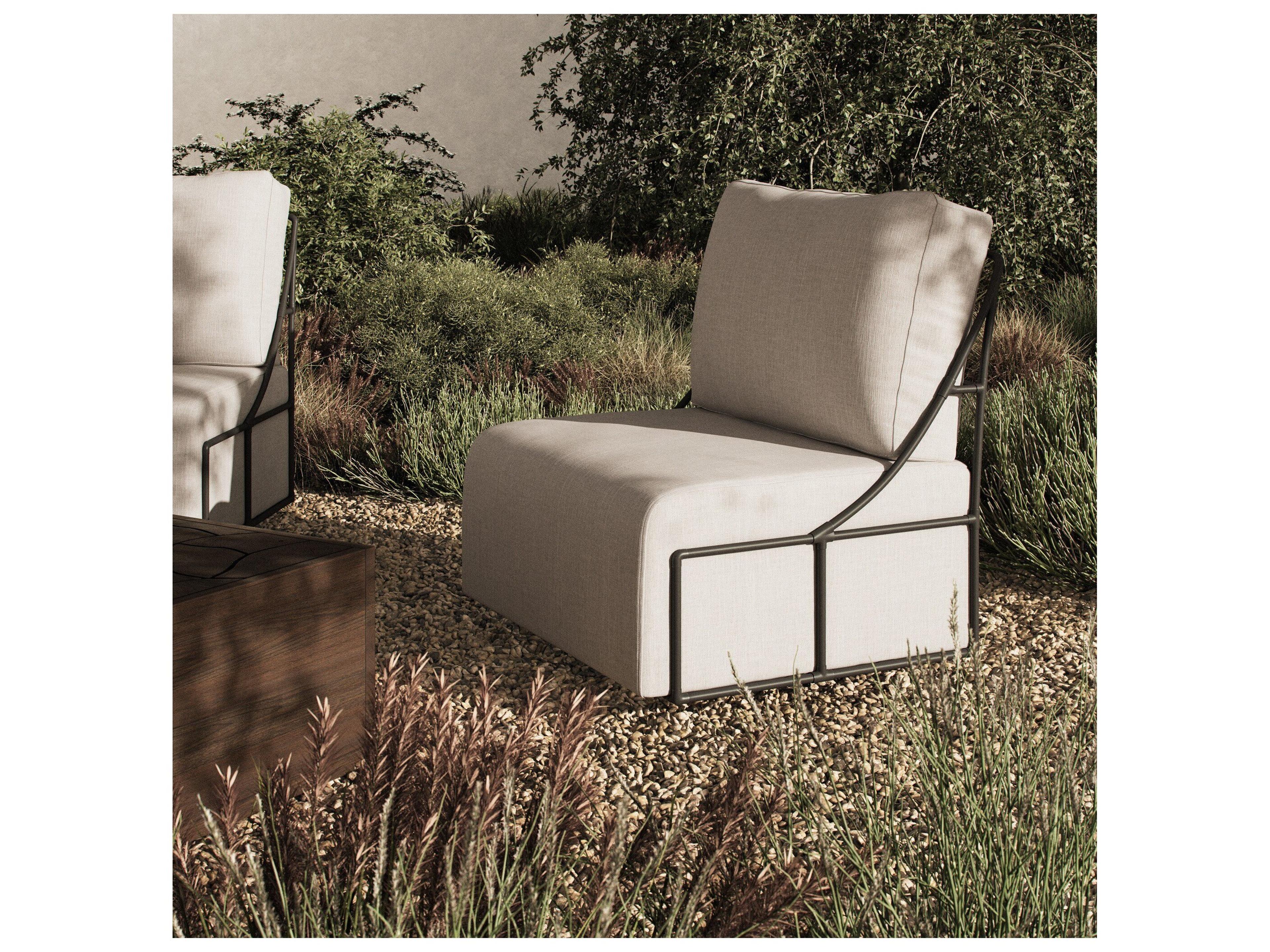 Four Hands Outdoor Enola Outdoor Swivel Chair - Vergo Cream