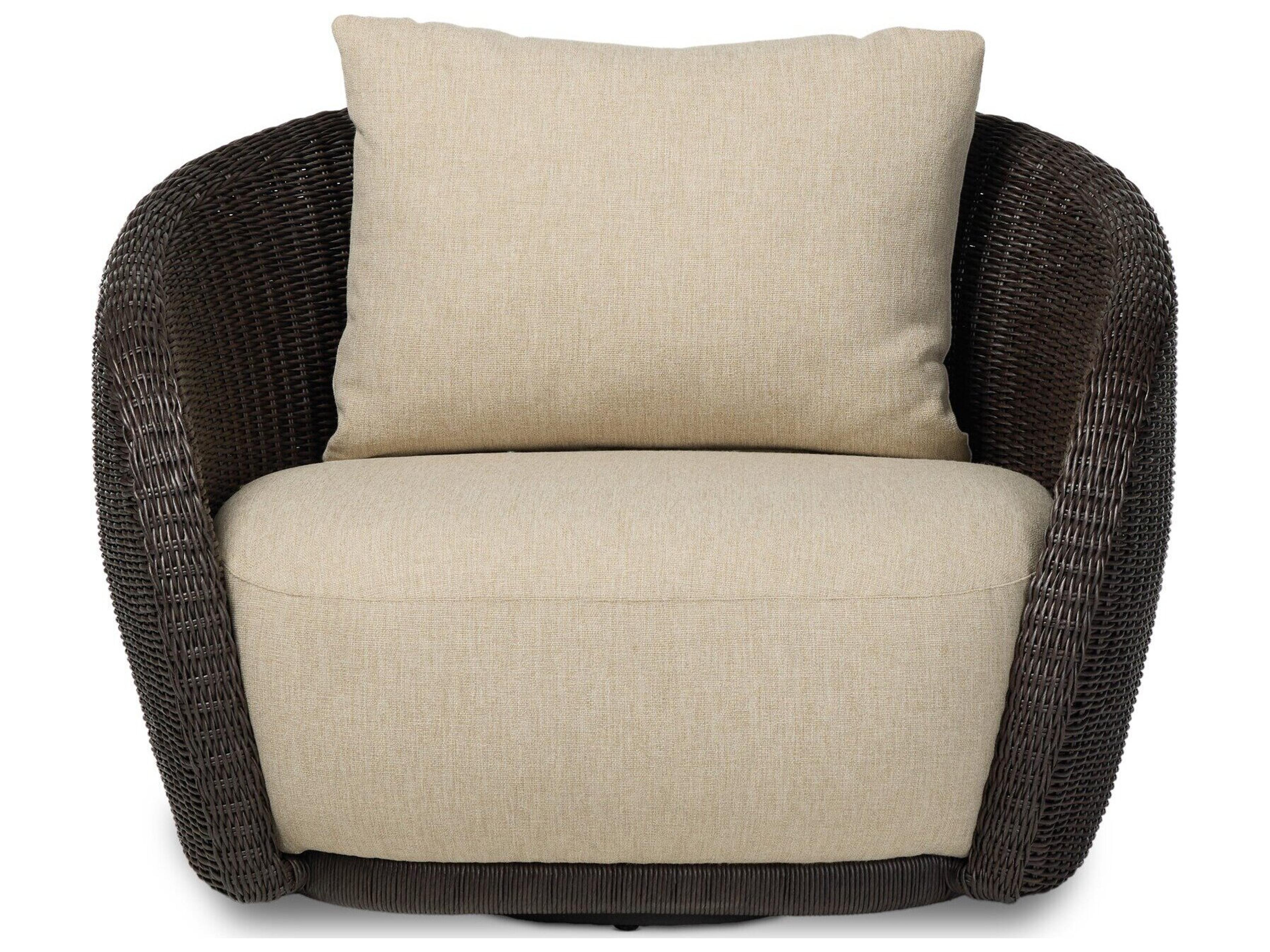 Four Hands Outdoor Cyra Outdoor Swivel Chair - Alessi Buff