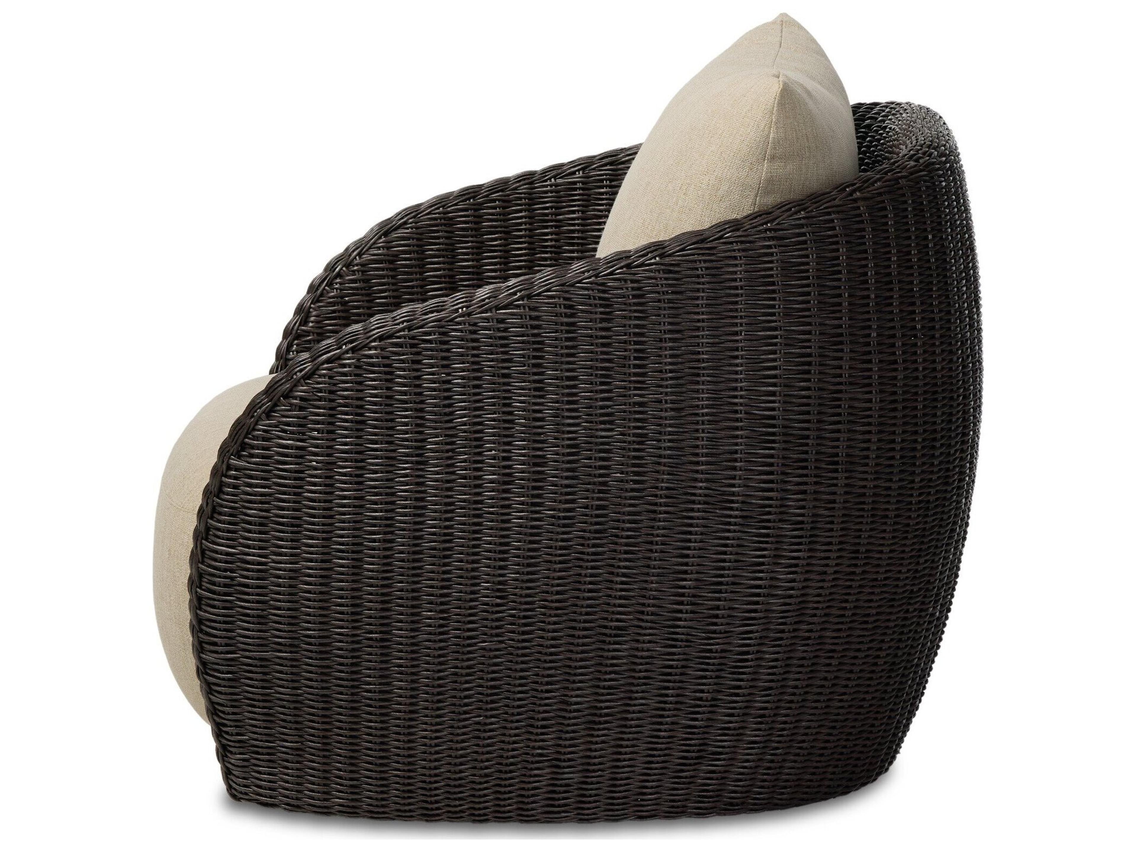 Four Hands Outdoor Cyra Outdoor Swivel Chair - Alessi Buff