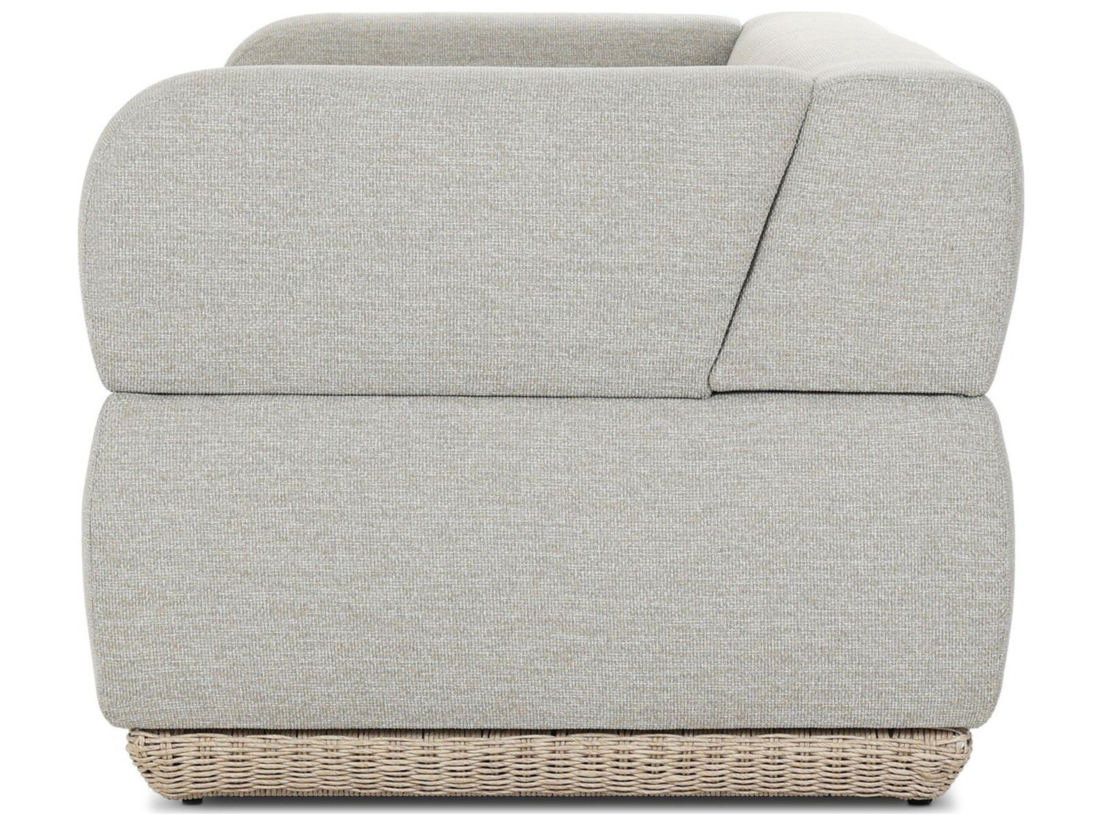 Four Hands Outdoor Evander Outdoor Sofa-96" - Ramiro Ecru