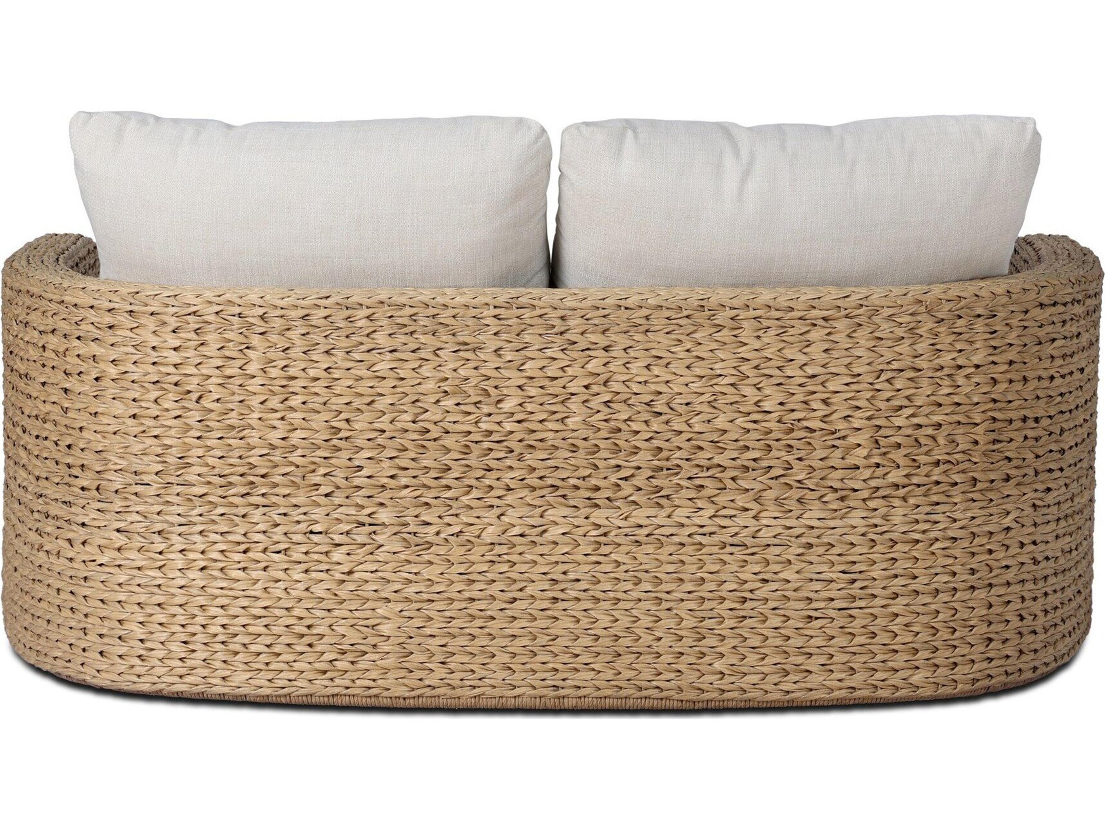 Four Hands Outdoor Caney Outdoor Double Chaise - Vergo Cream