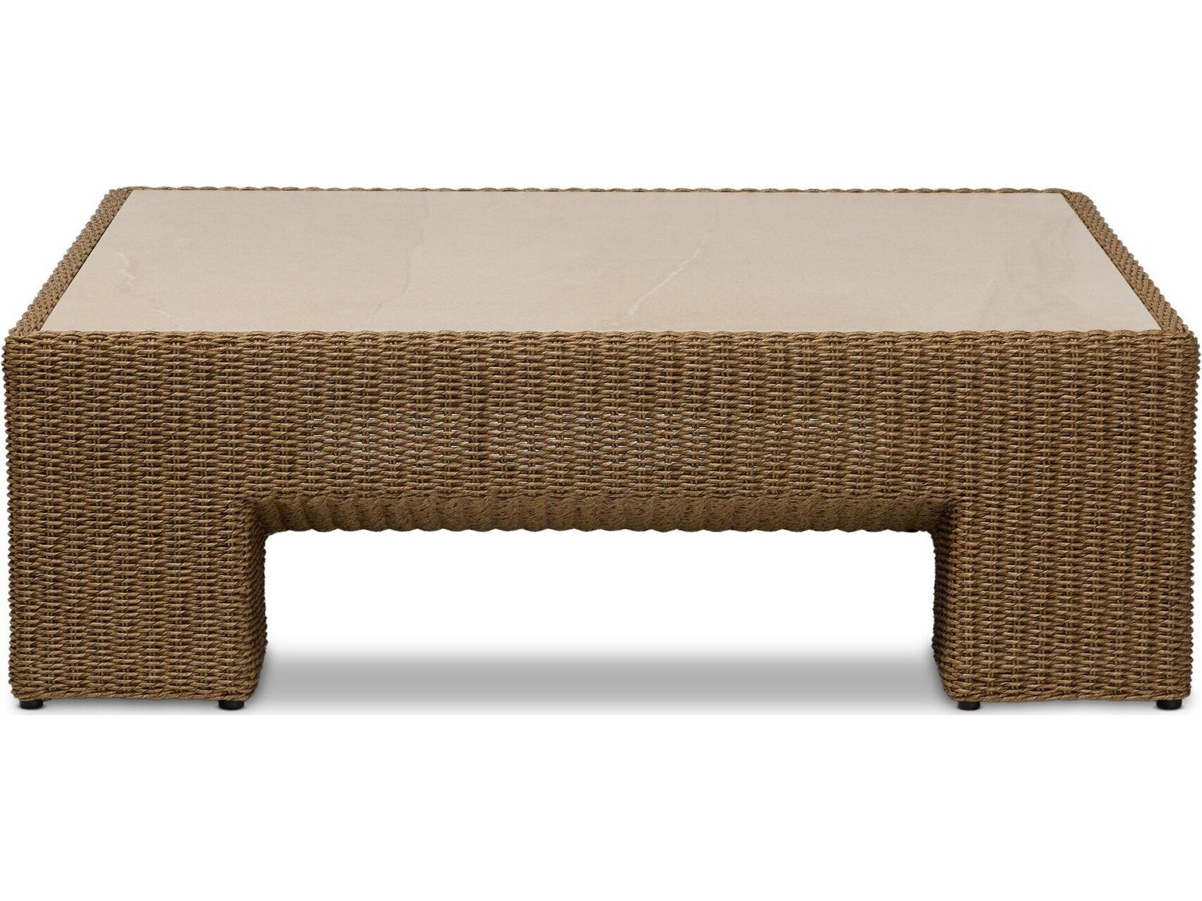 Four Hands Outdoor Maris Outdoor Coffee Table - Corso Beige