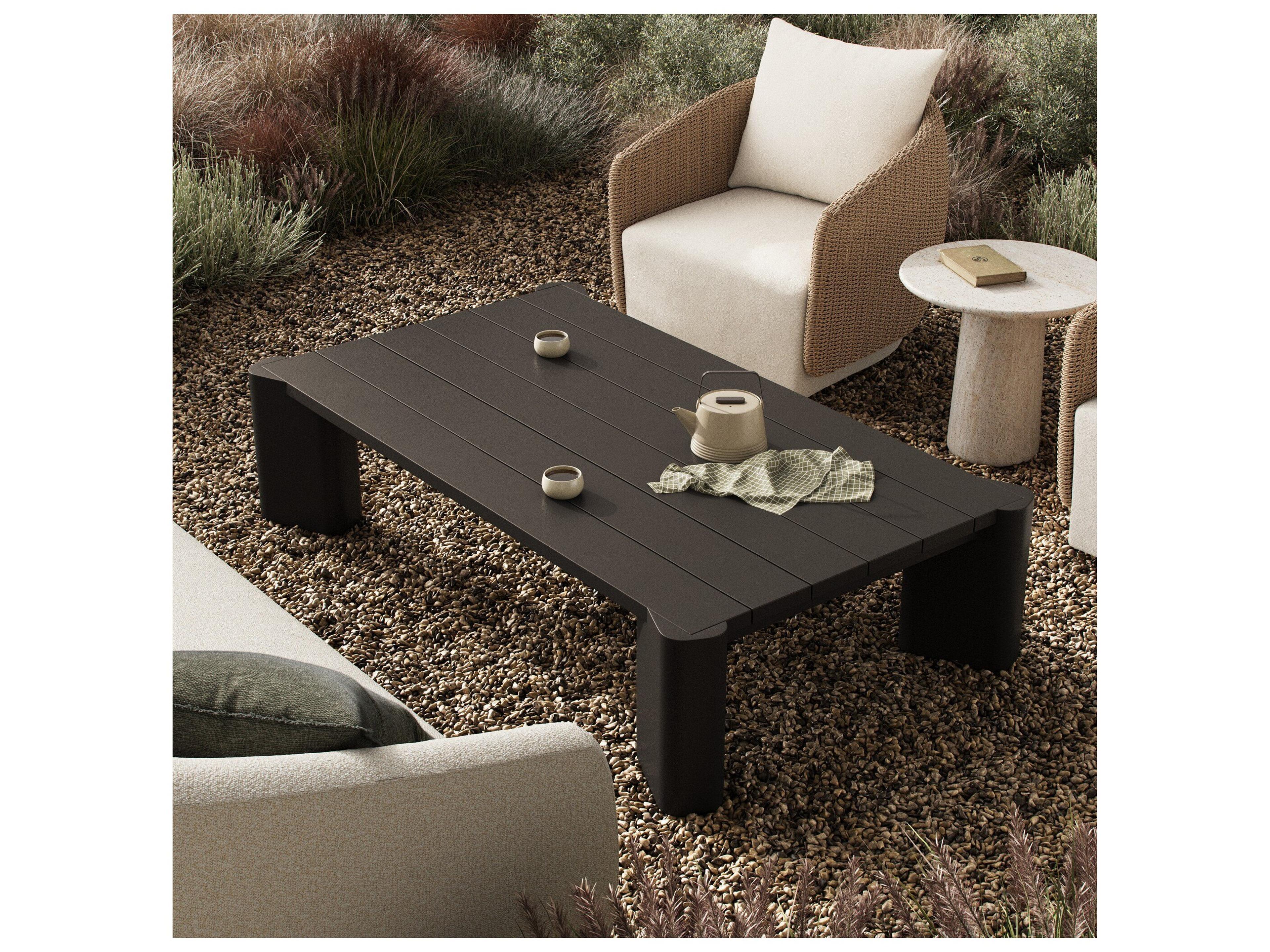 Four Hands Outdoor Soho Outdoor Metal Coffee Table - Bronze