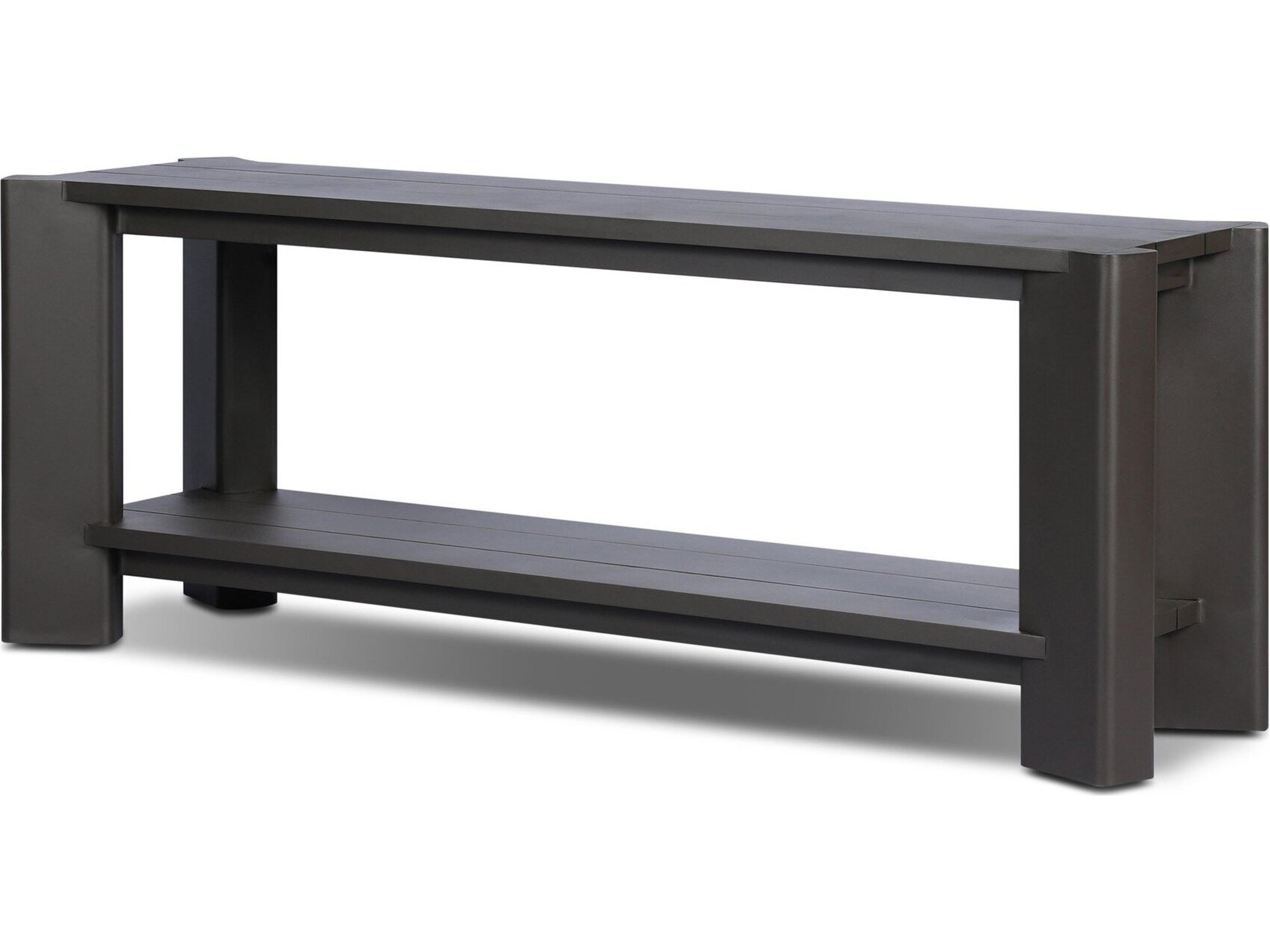 Soho Outdoor Metal Console Table - Bronze