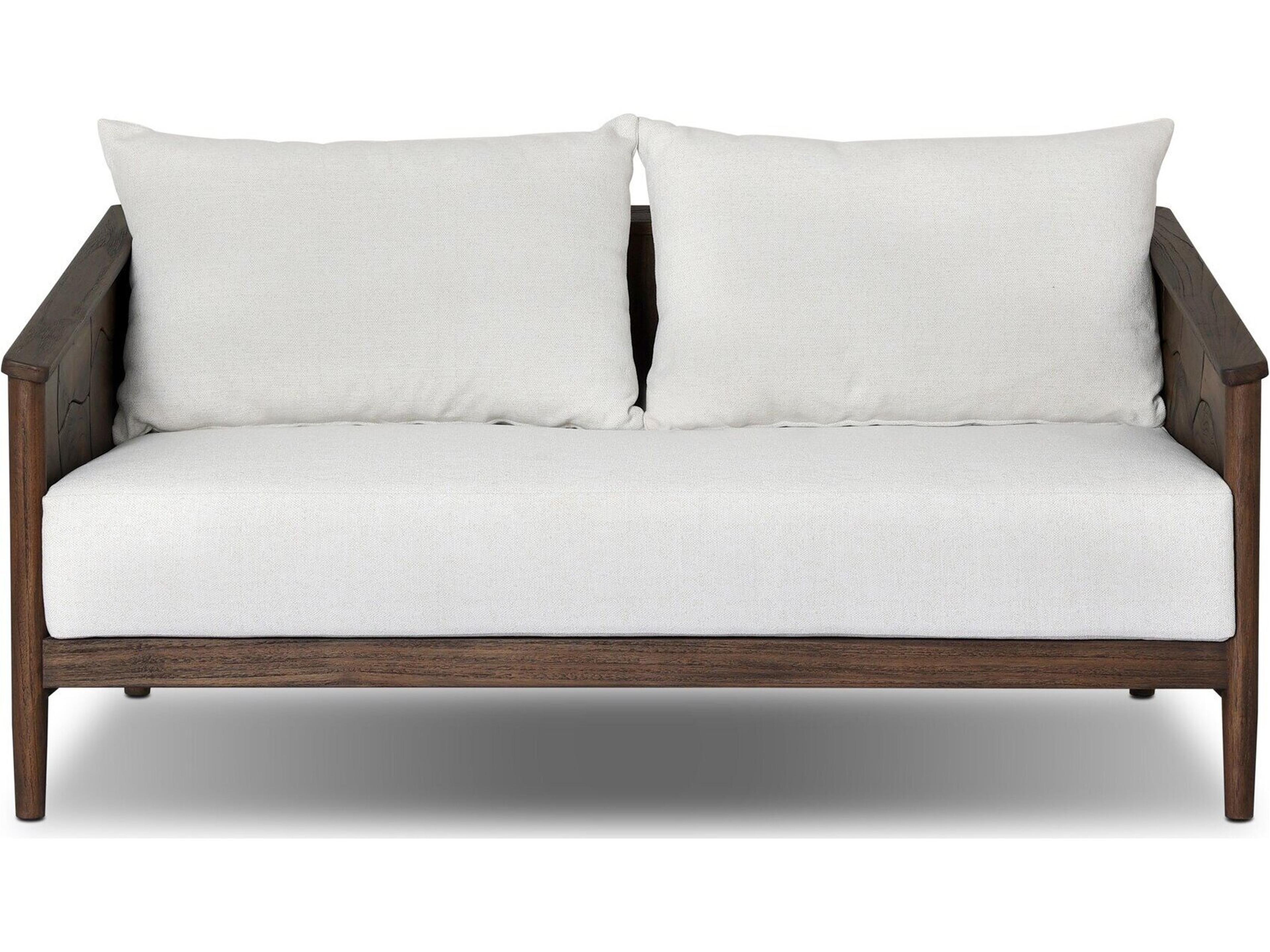 Four Hands Outdoor Ridge Outdoor Sofa-58" - Alessi Linen