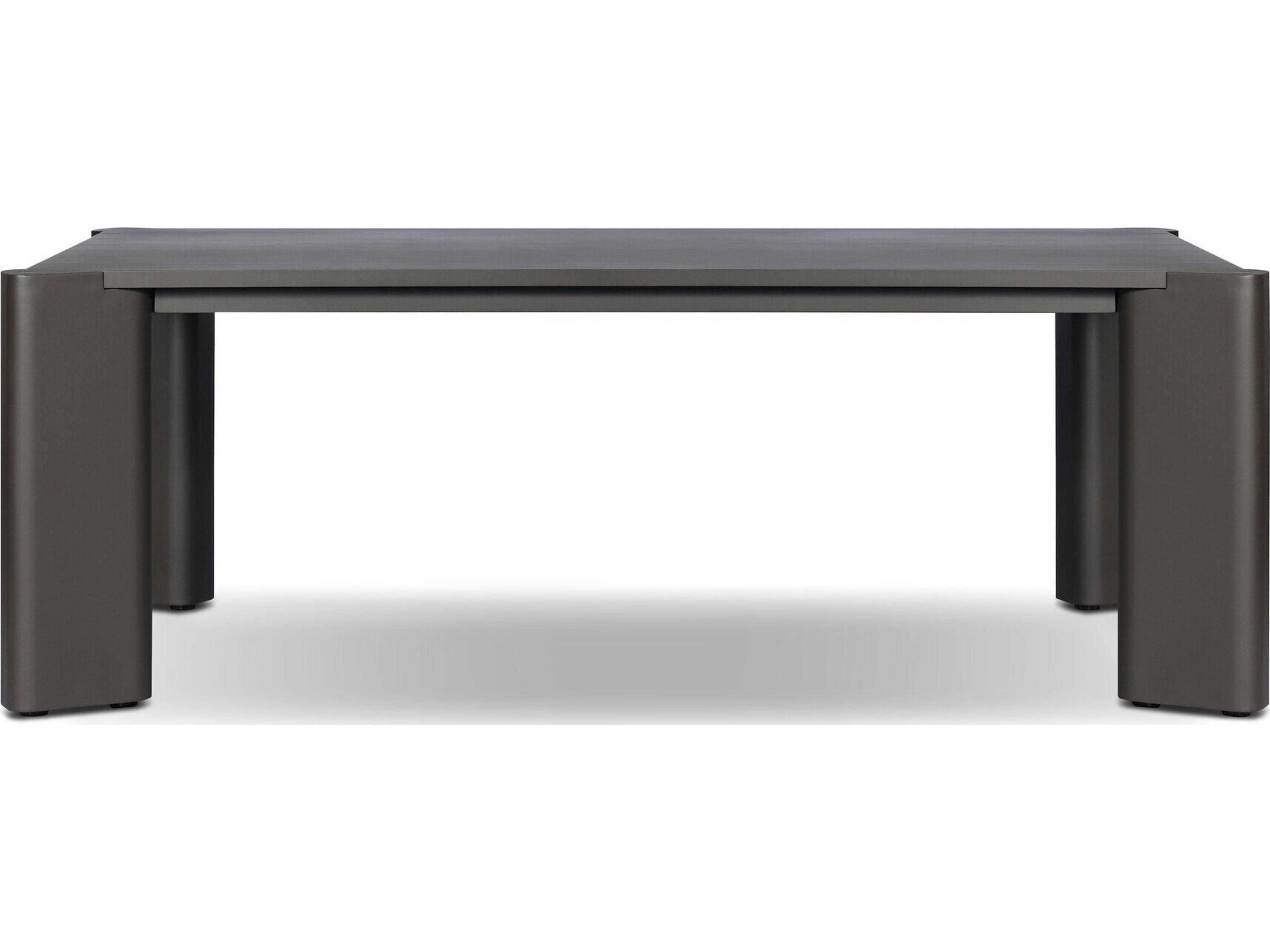 Four Hands Outdoor Soho Outdoor Metal Dining Table 86" - Bronze