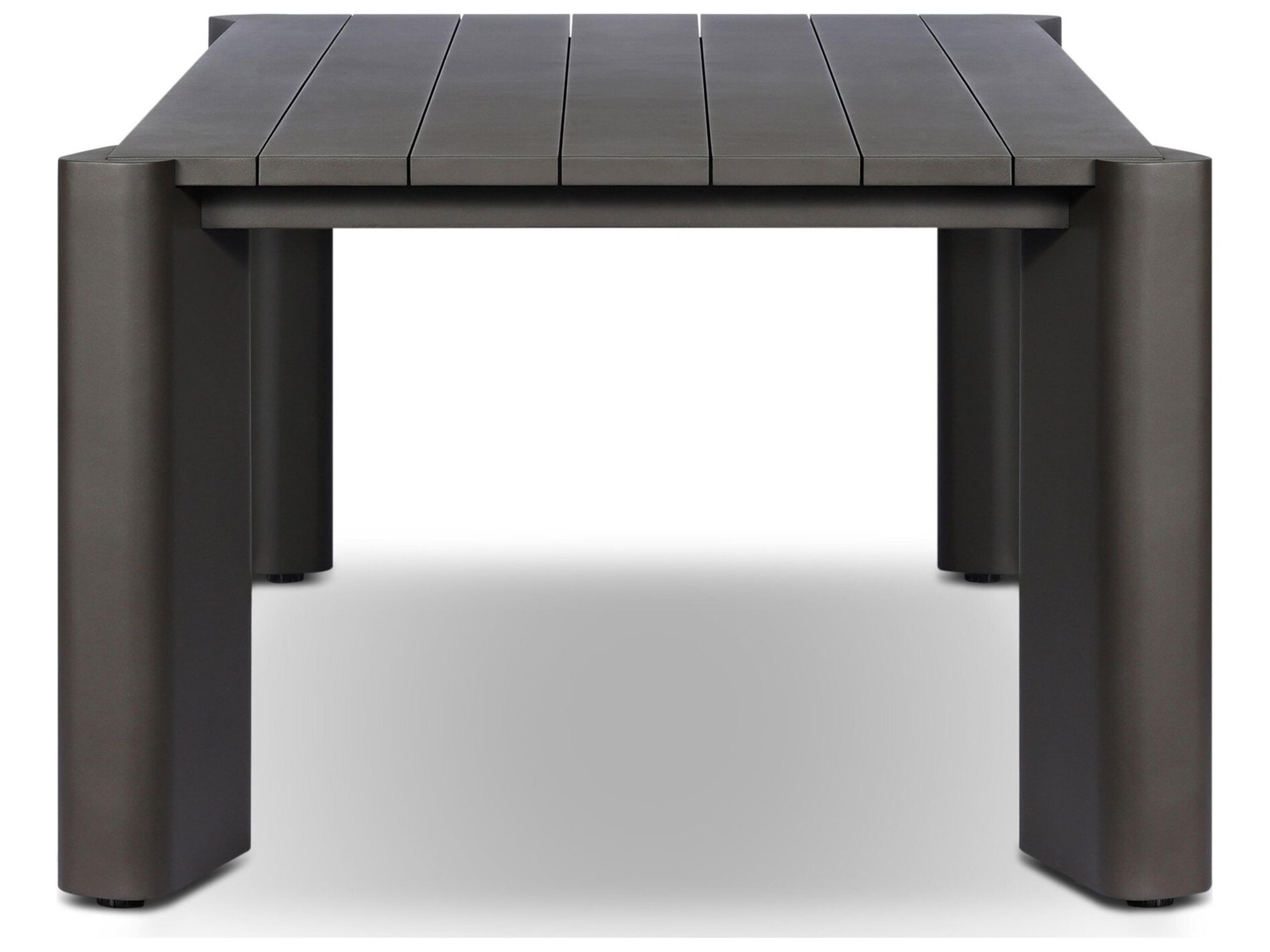 Four Hands Outdoor Soho Outdoor Metal Dining Table 86" - Bronze