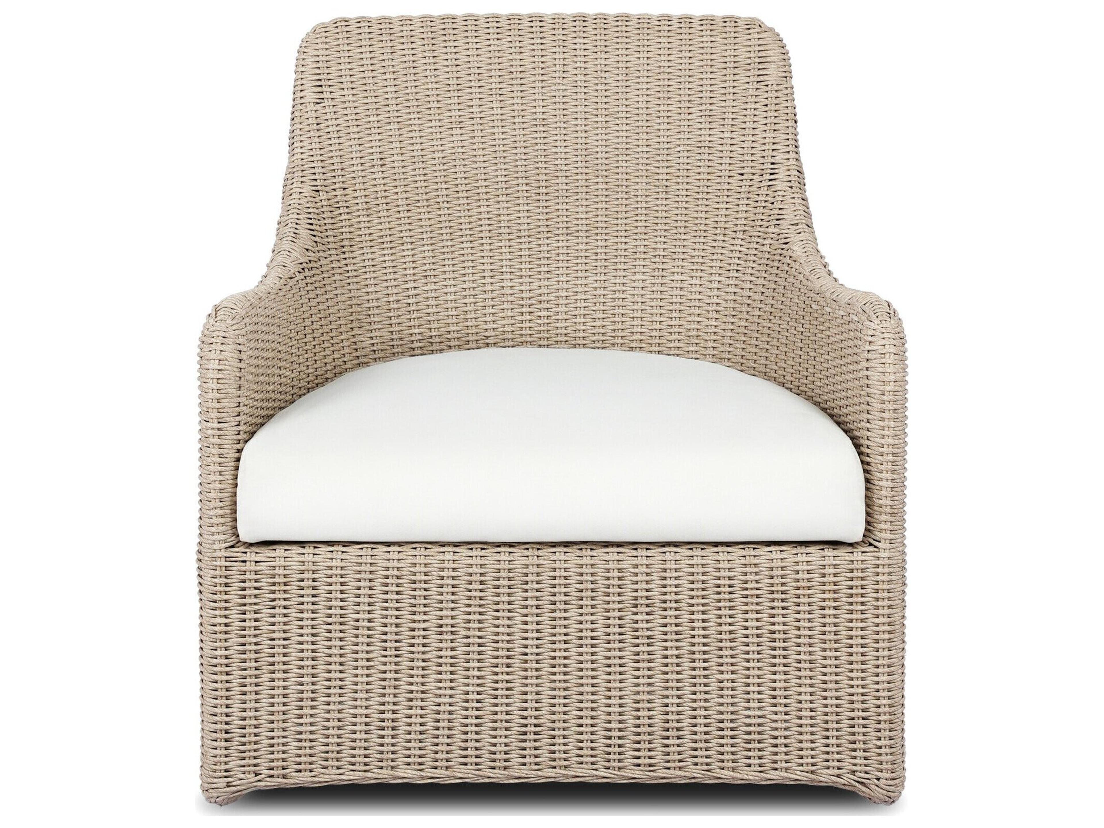 Four Hands Outdoor Blaire Outdoor Swivel Chair - Vintage White