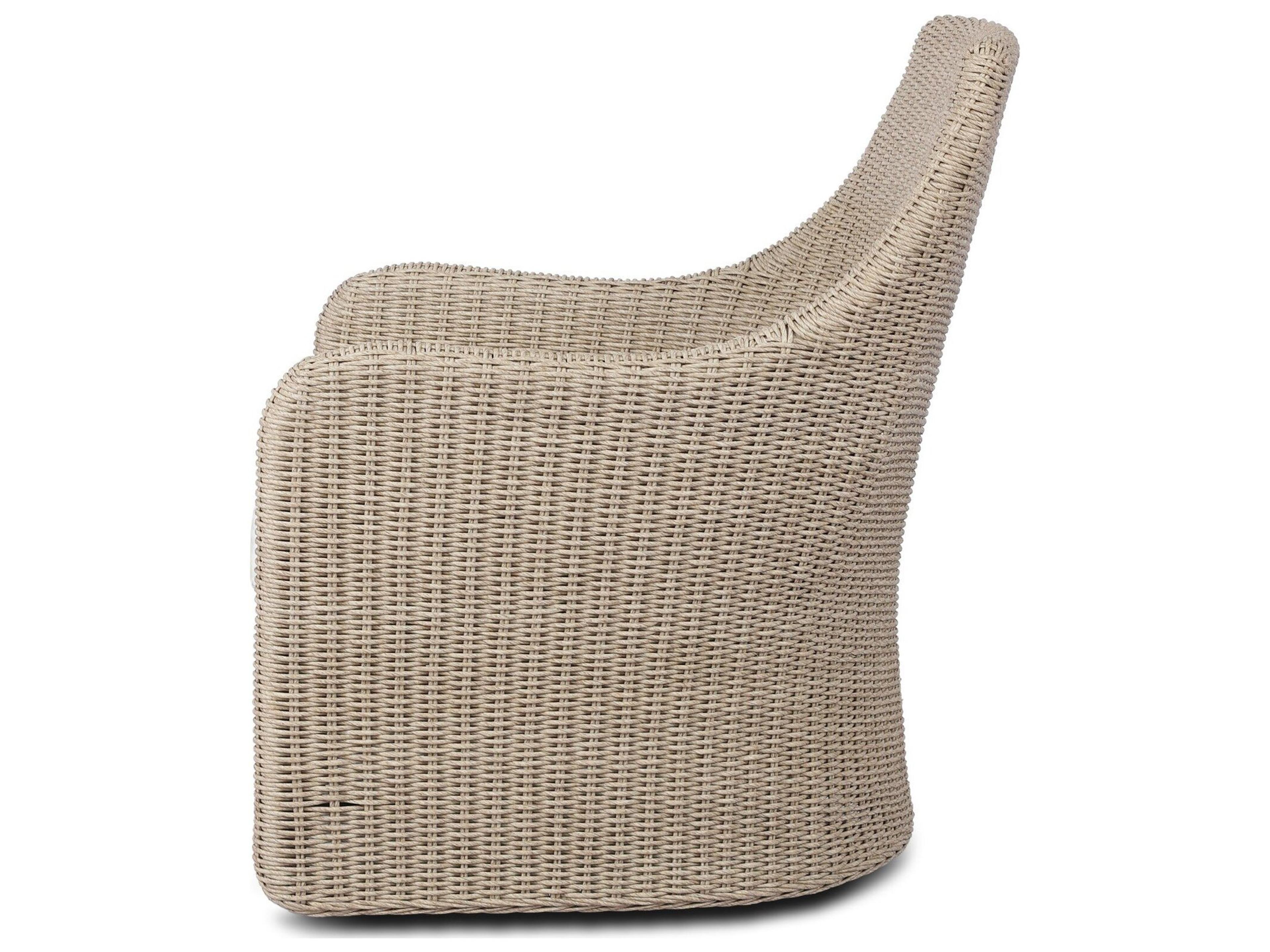 Four Hands Outdoor Blaire Outdoor Swivel Chair - Vintage White