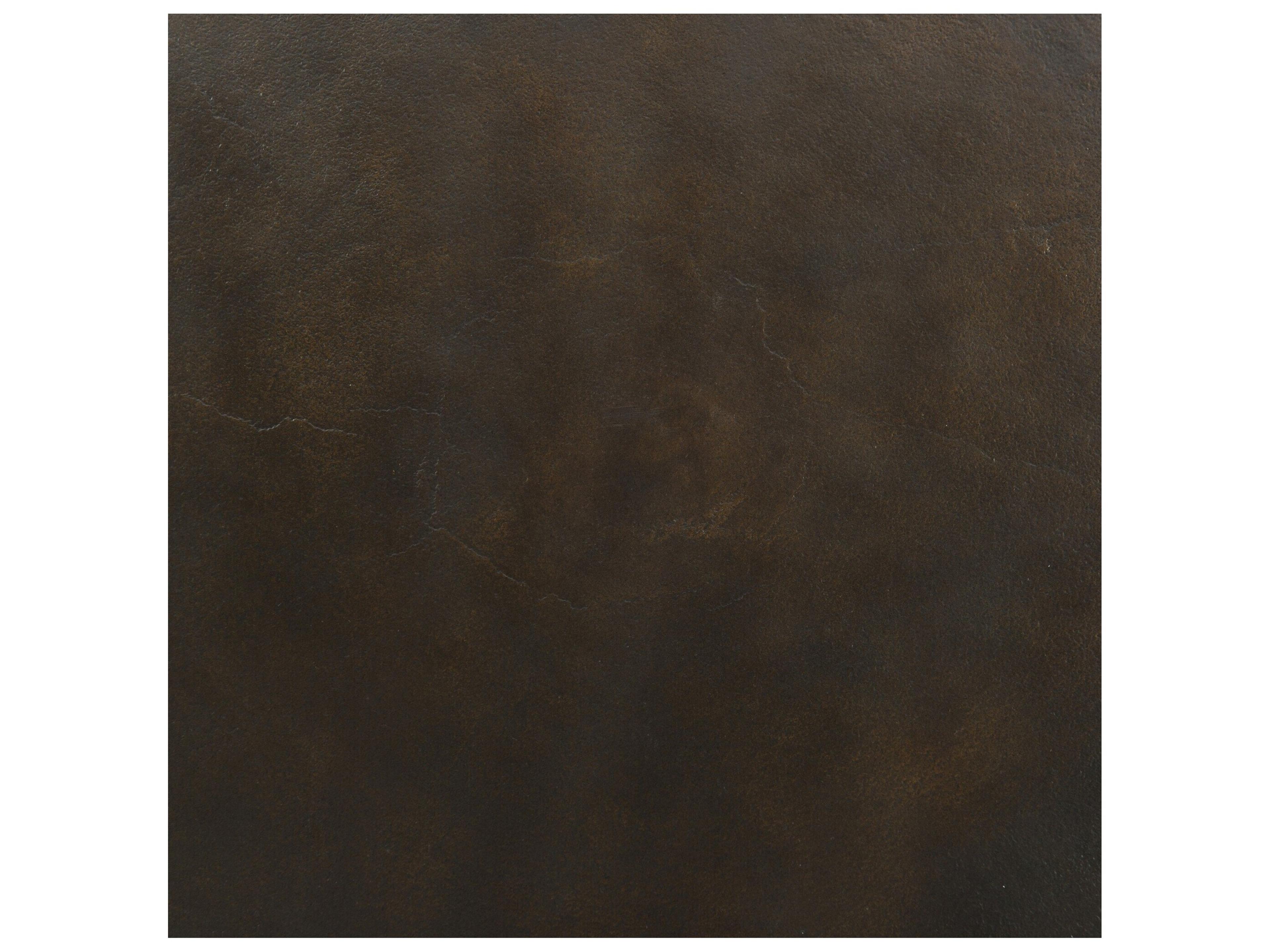 Luxecor Globetrotter Outdoor Antique Rust Aluminum Round End Table