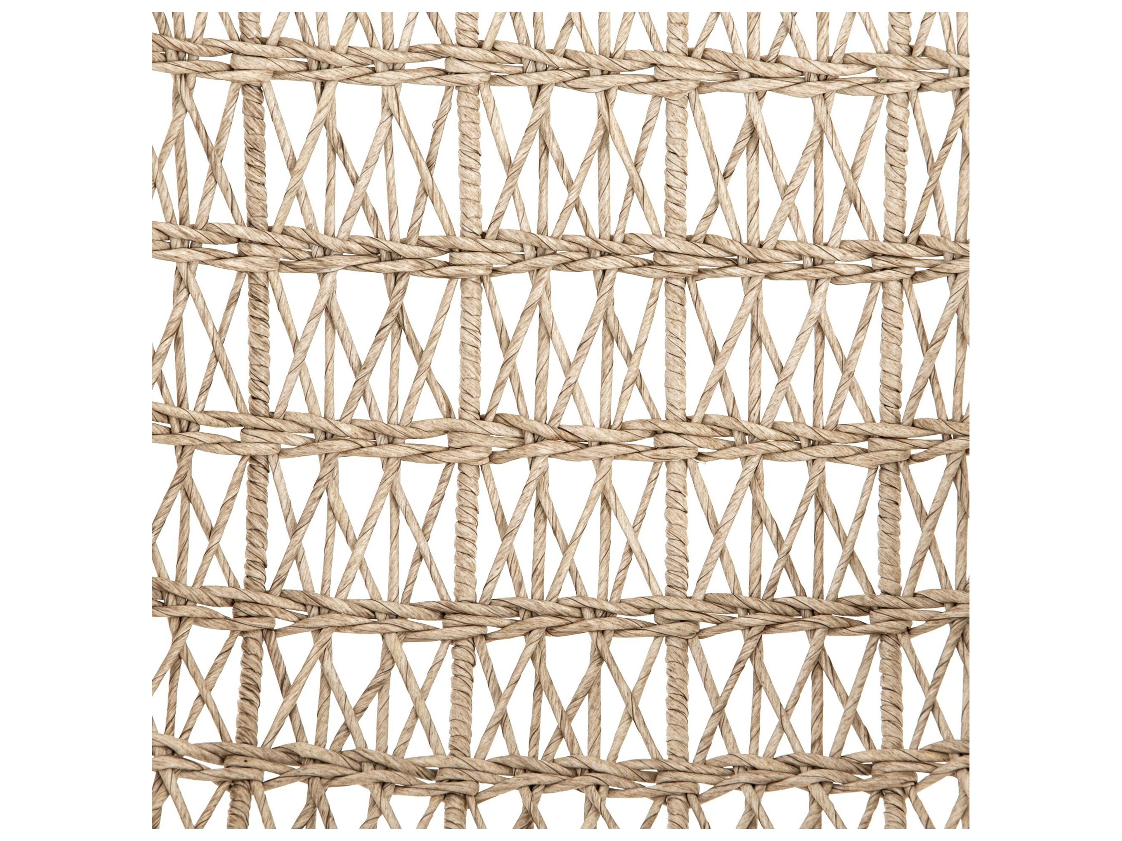 Luxecor Globetrotter Outdoor Vintage White / Grey Bronze Wrought Iron Wicker Dining Chair