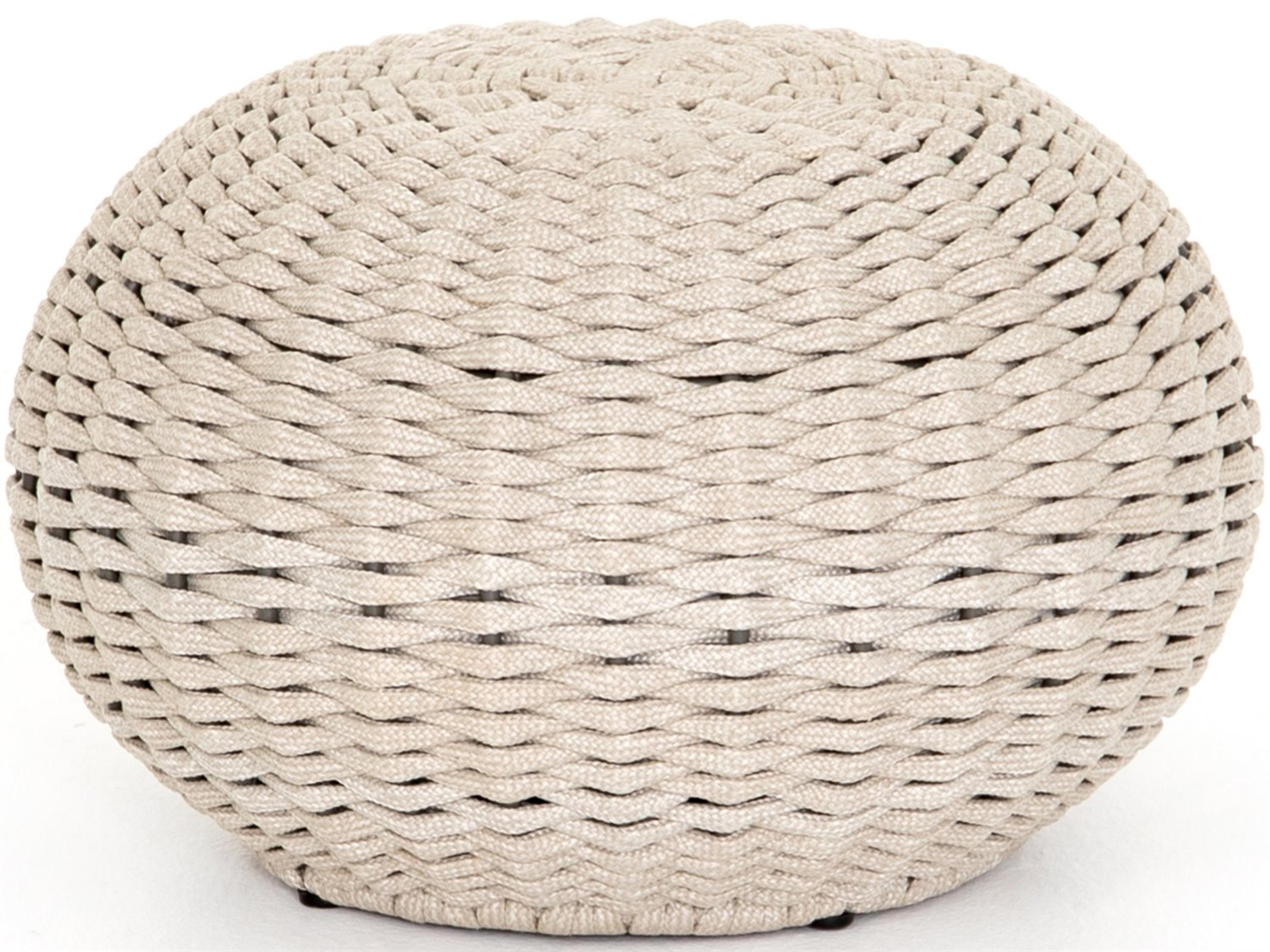 Globetrotter Outdoor Natural Ottoman