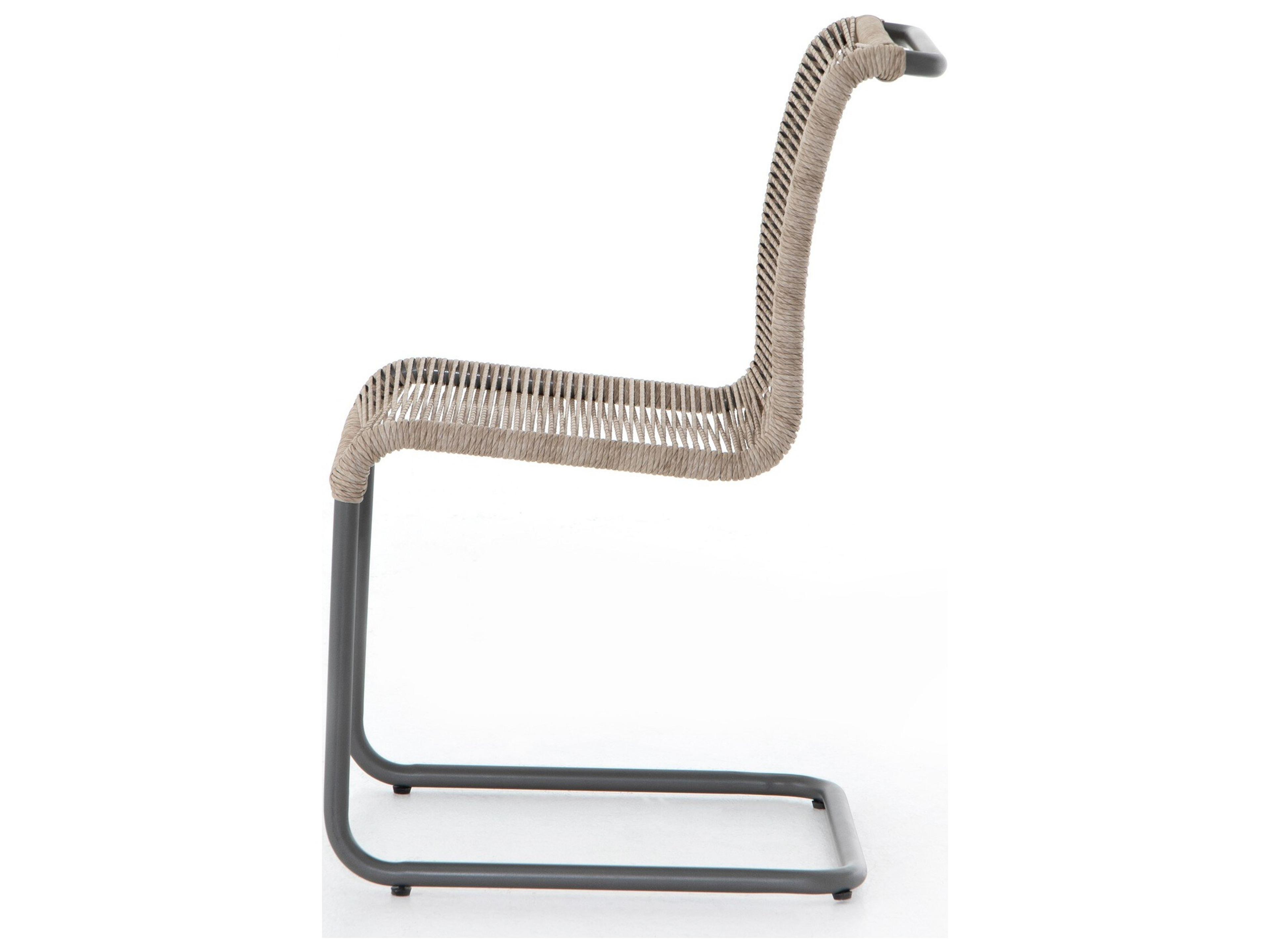 Luxecor Globetrotter Outdoor Gunmetal / Vintage White Polypropylene Dining Chair