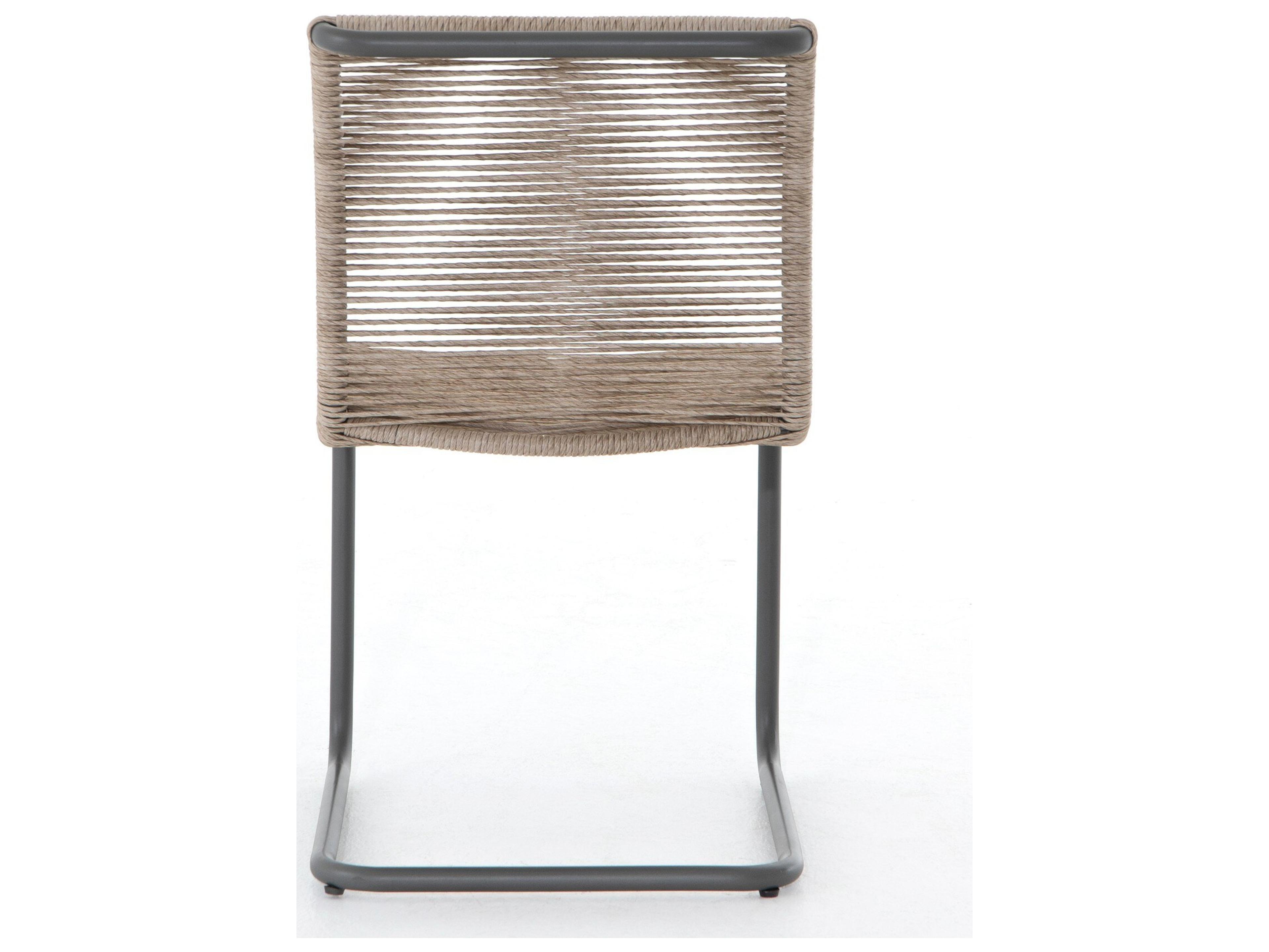 Luxecor Globetrotter Outdoor Gunmetal / Vintage White Polypropylene Dining Chair