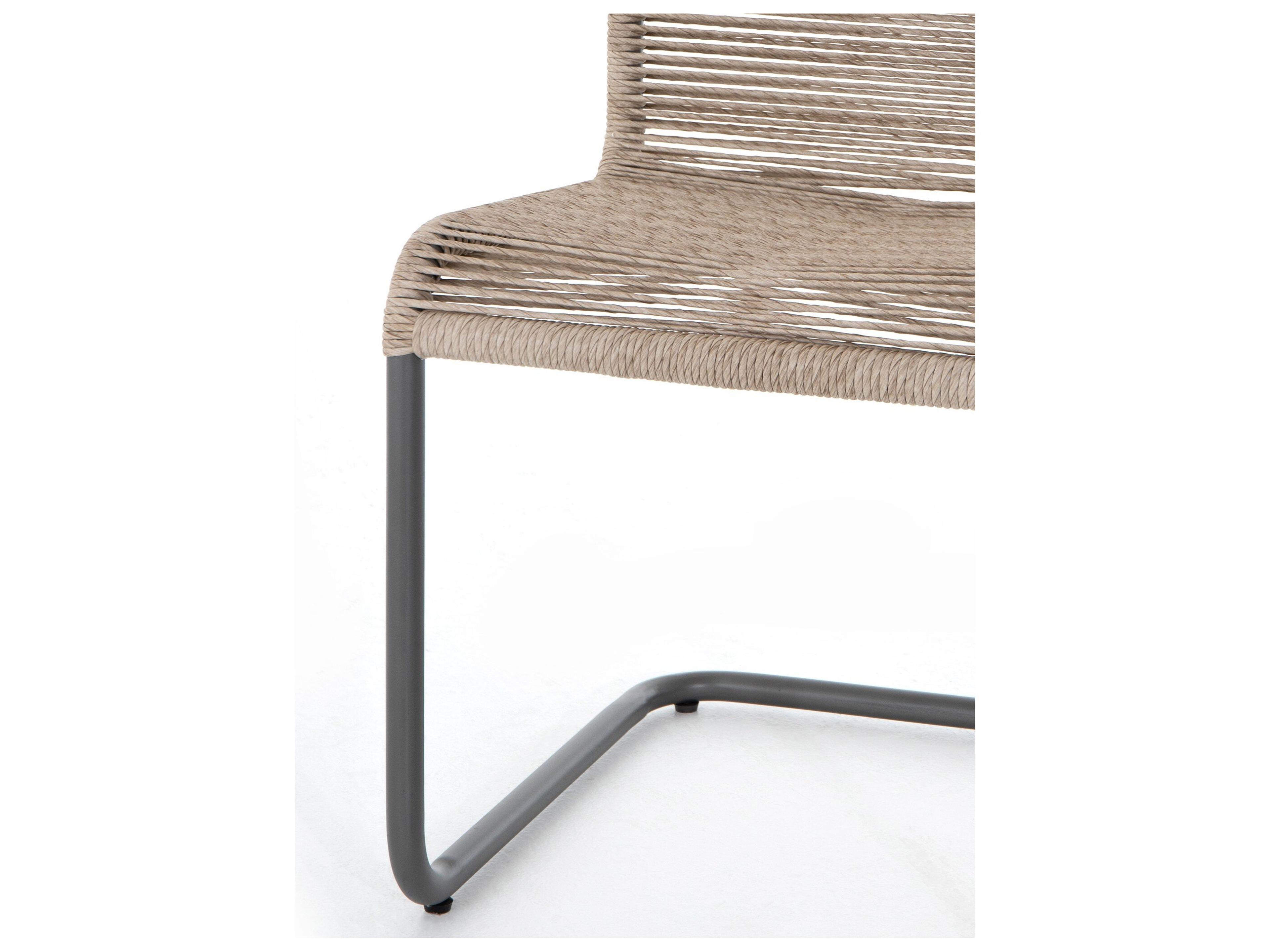 Luxecor Globetrotter Outdoor Gunmetal / Vintage White Polypropylene Dining Chair