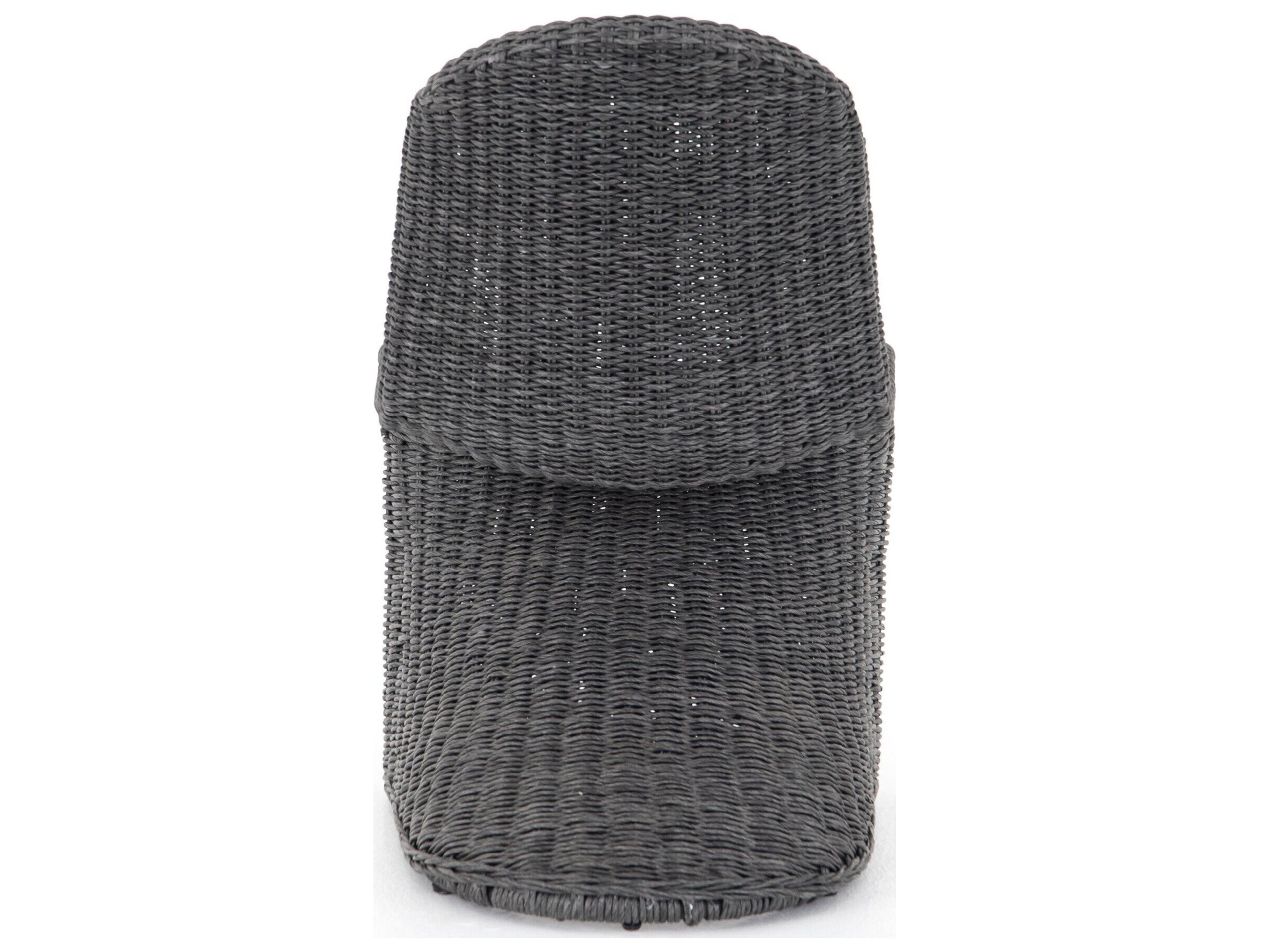 Luxecor Globetrotter Outdoor Vintage Coal Resin Dining Chair