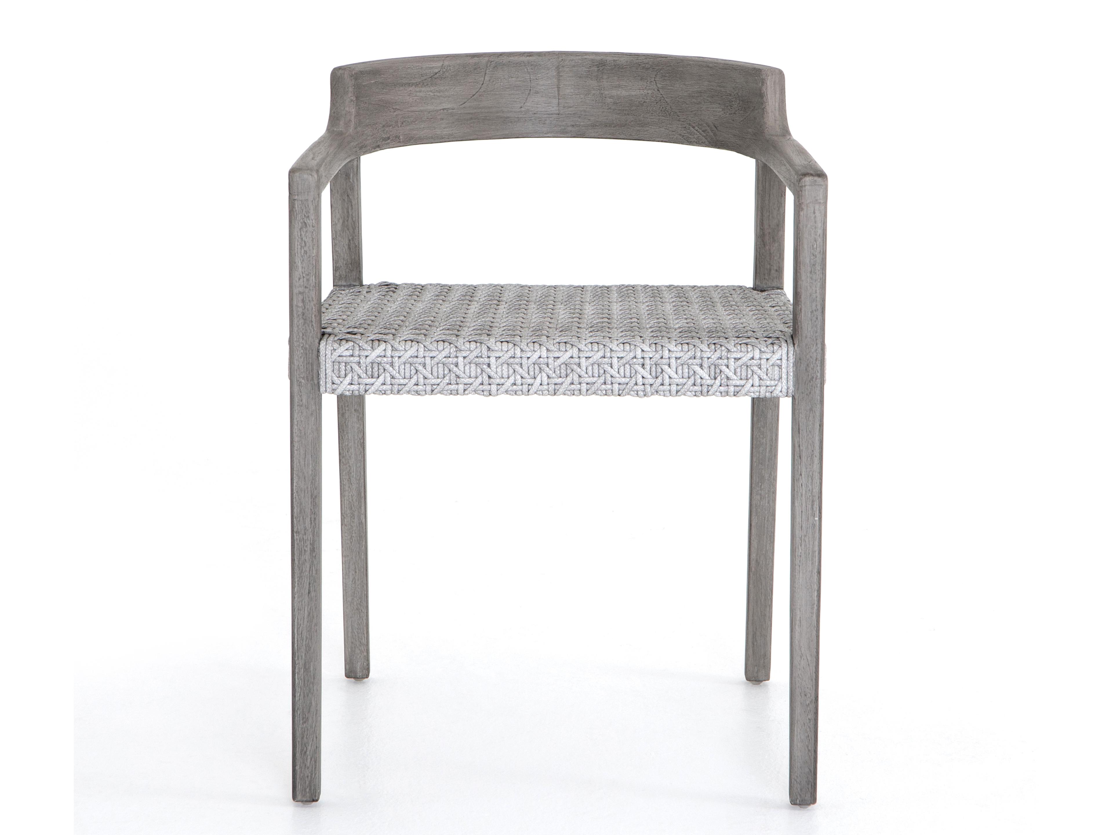 Luxecor Globetrotter Outdoor Weathered Grey Teak / Brushed Resin Dining Chair