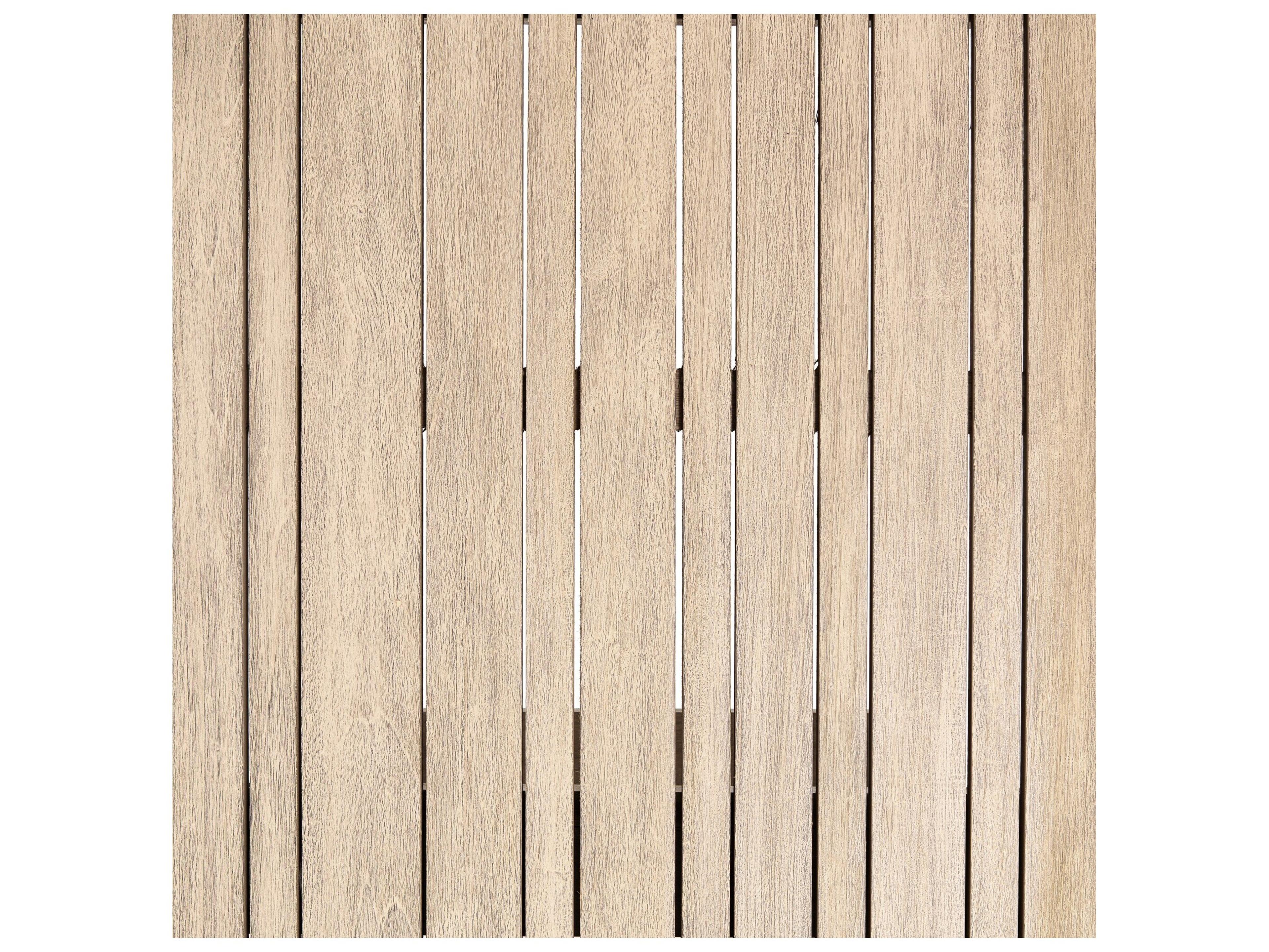 Luxecor Globetrotter Outdoor Washed Brown Teak Rectangular Dining Table