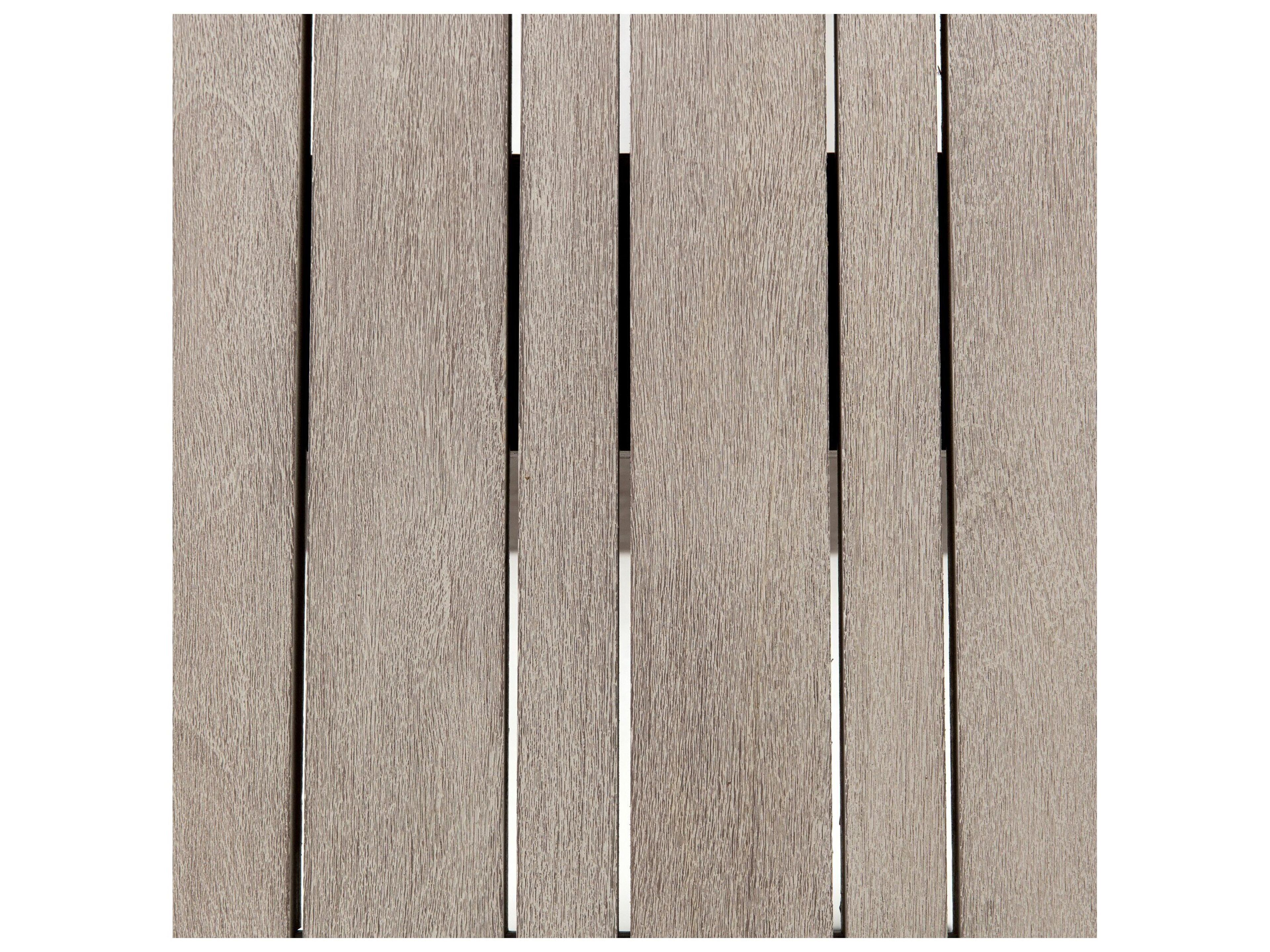 Luxecor Globetrotter Outdoor Weathered Grey Teak Rectangular Dining Table