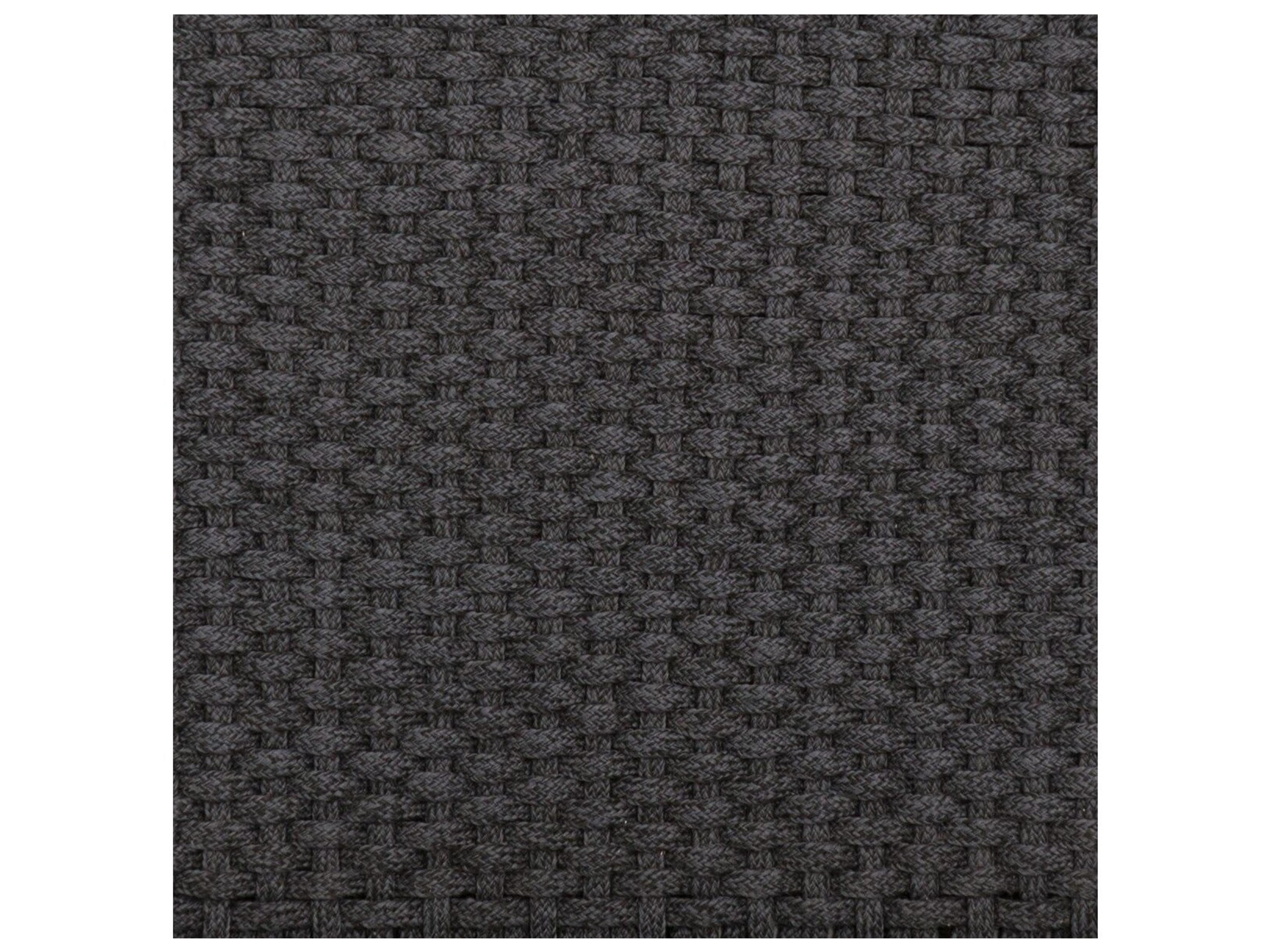 Four Hands Outdoor Solano Thick Dark Grey Rope / Weathered Teak Strap Bar Stool