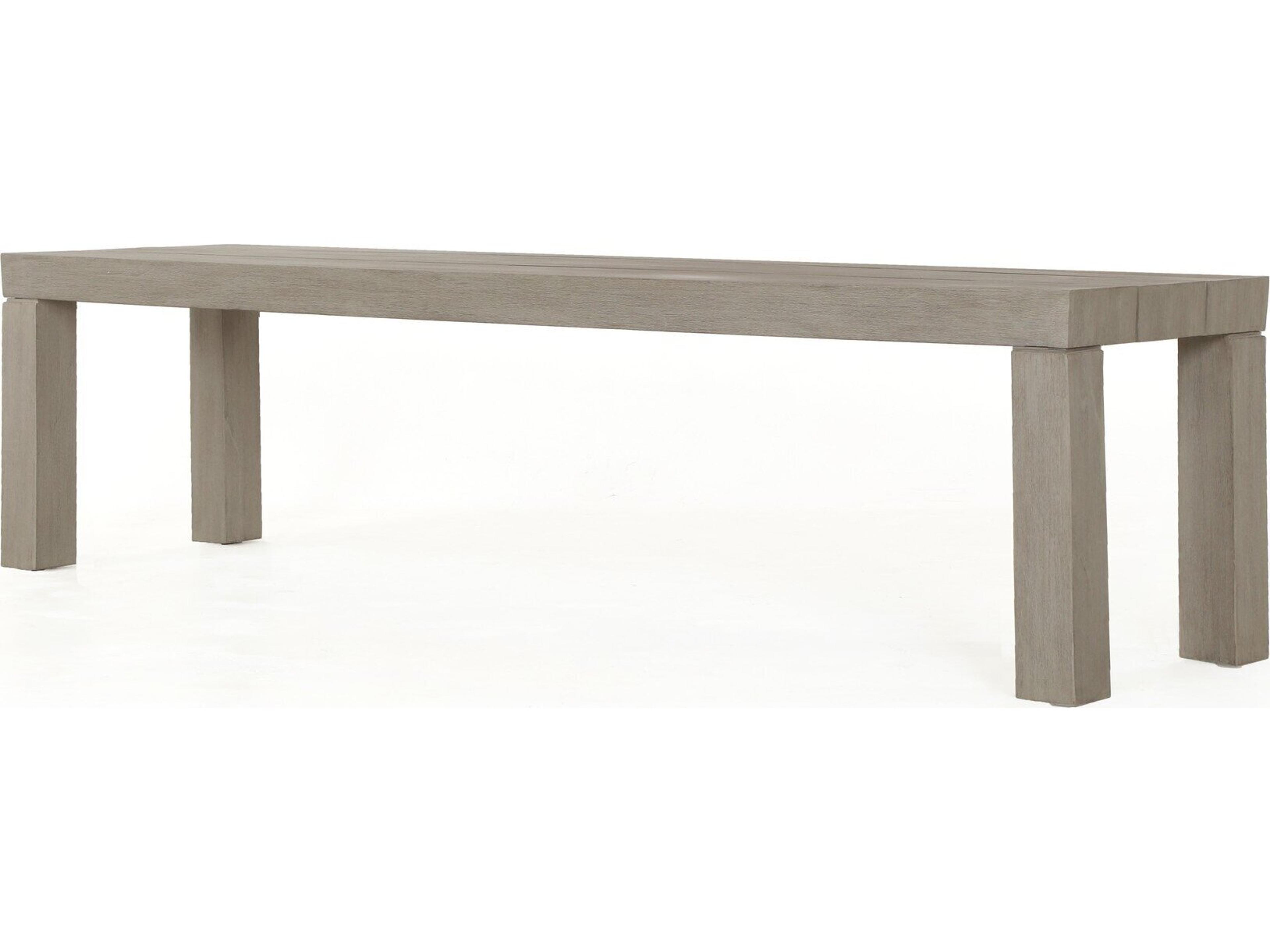 Globetrotter Outdoor Weathered Grey Teak Bench