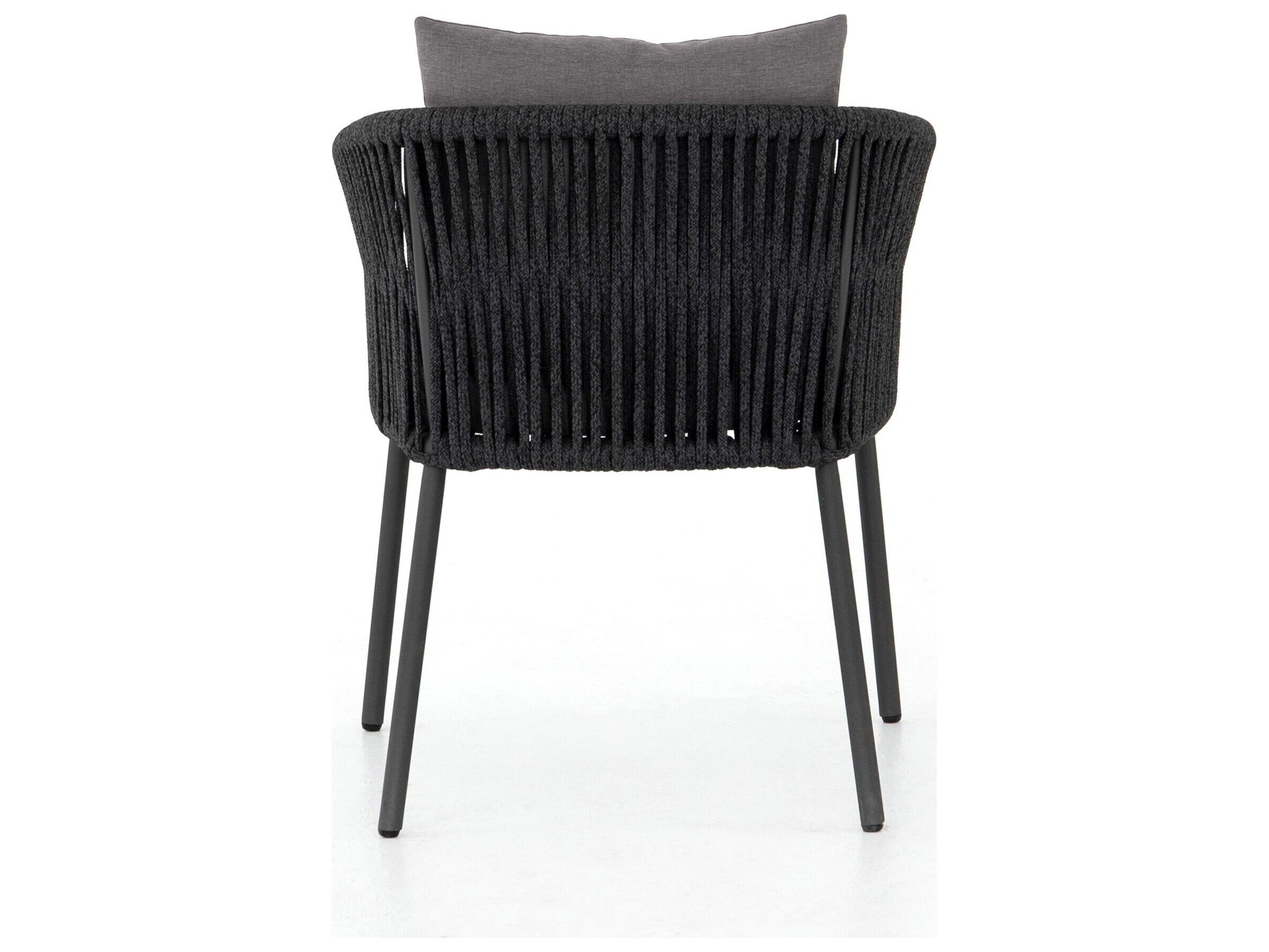 Four Hands Outdoor Grass Roots Portia  Dining Chair-Vintage Whit