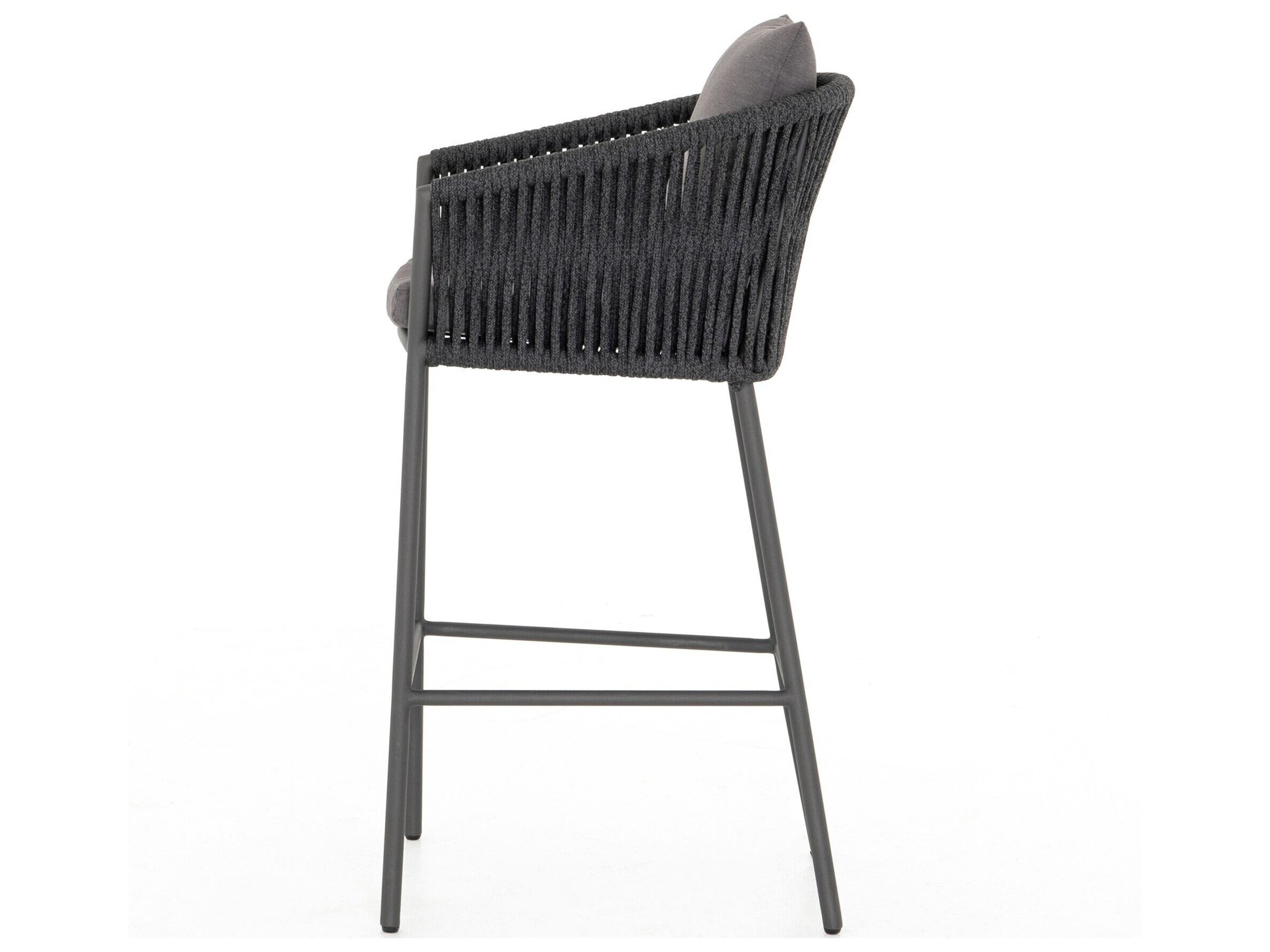 Four Hands Outdoor Solano Aluminum Cushion Bar Stool