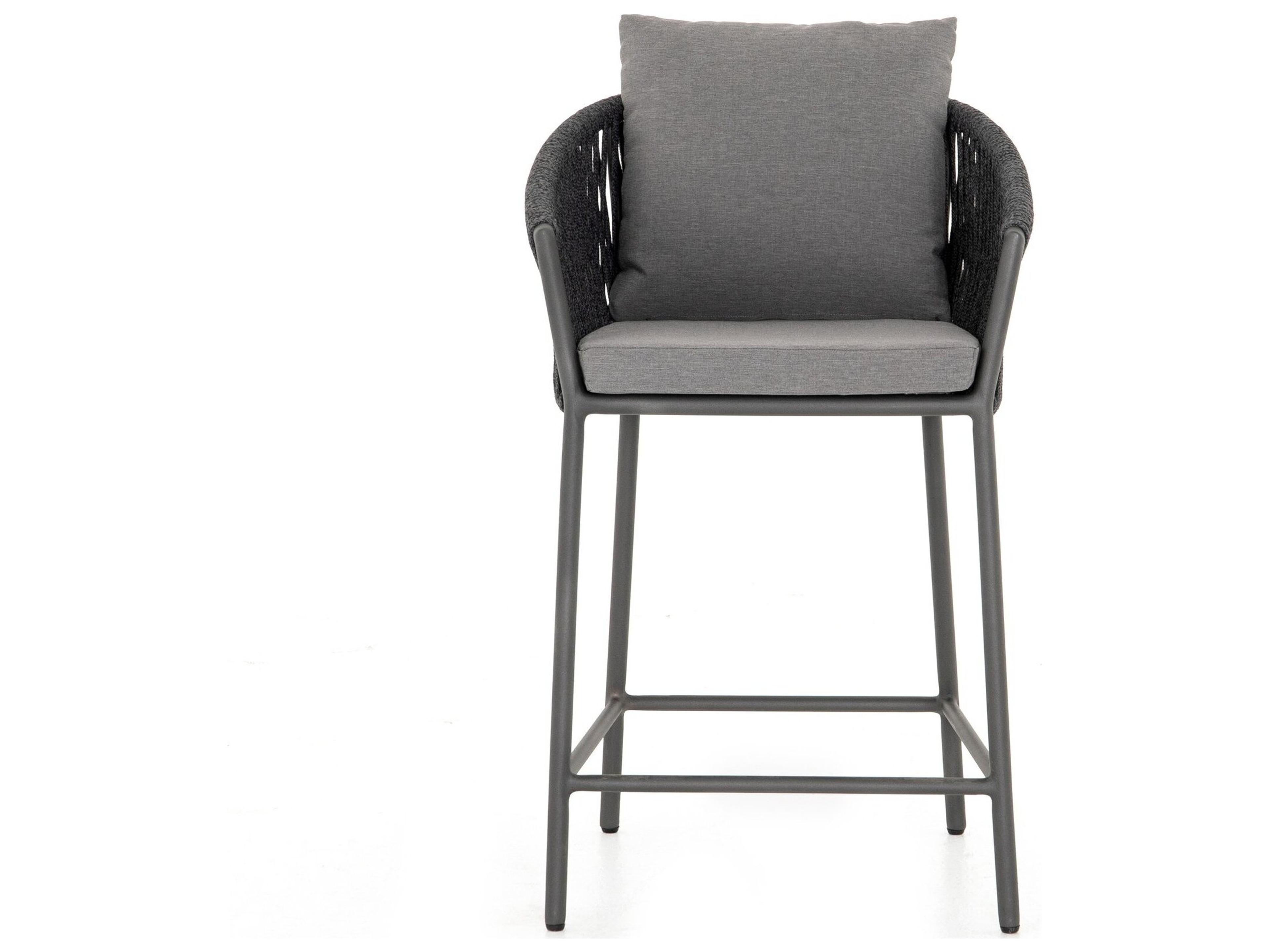 Four Hands Outdoor Solano Aluminum Cushion Counter Stool