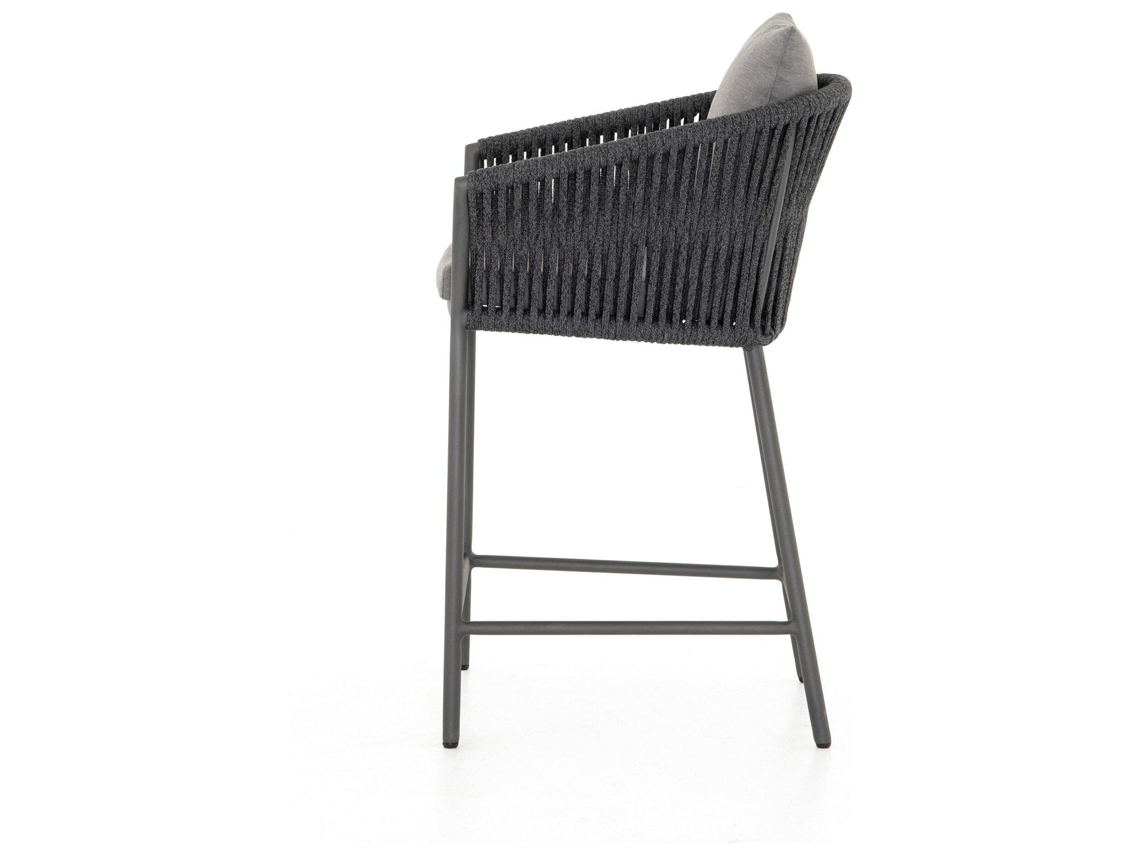 Four Hands Outdoor Solano Aluminum Cushion Counter Stool