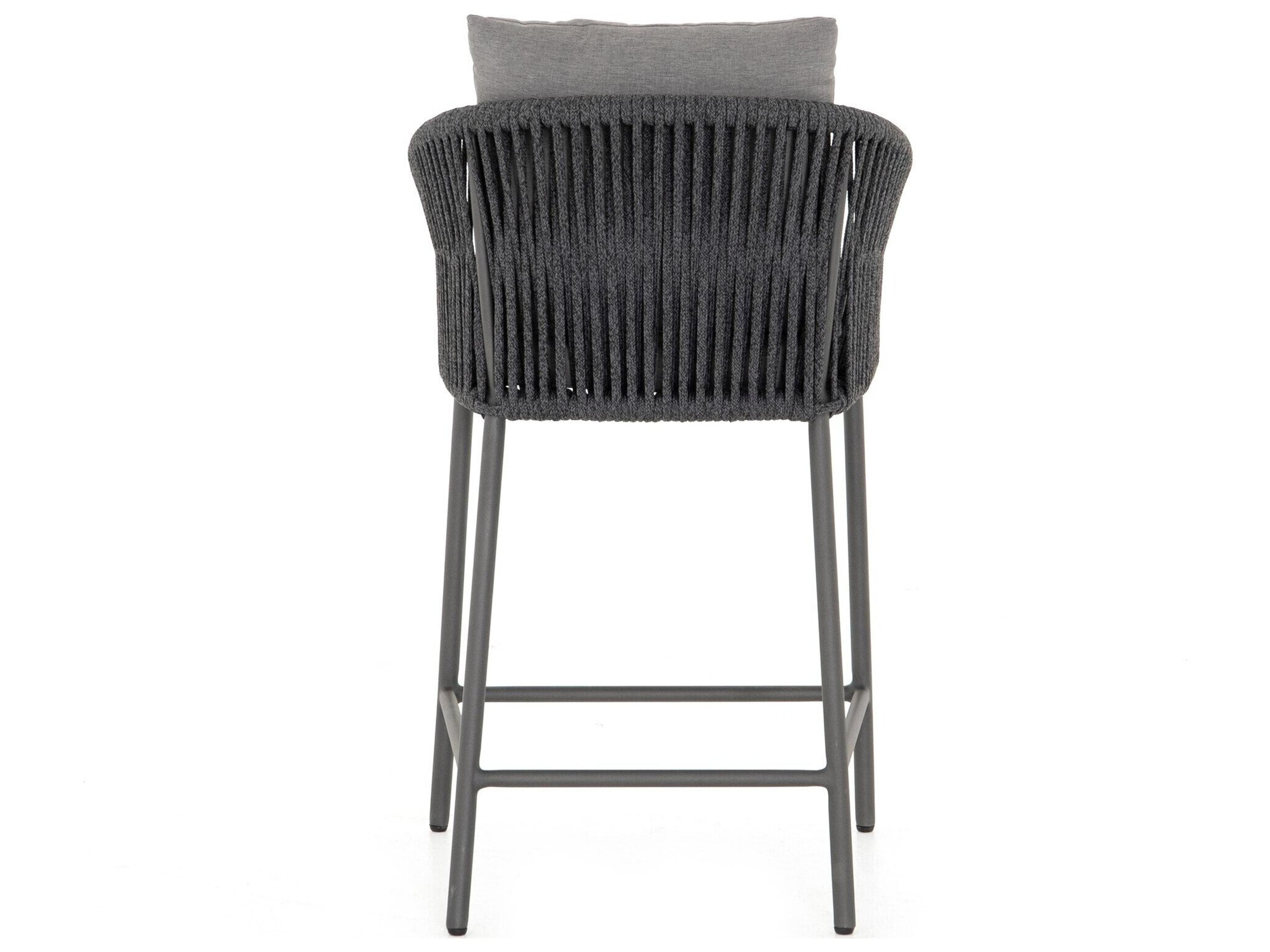 Four Hands Outdoor Solano Aluminum Cushion Counter Stool