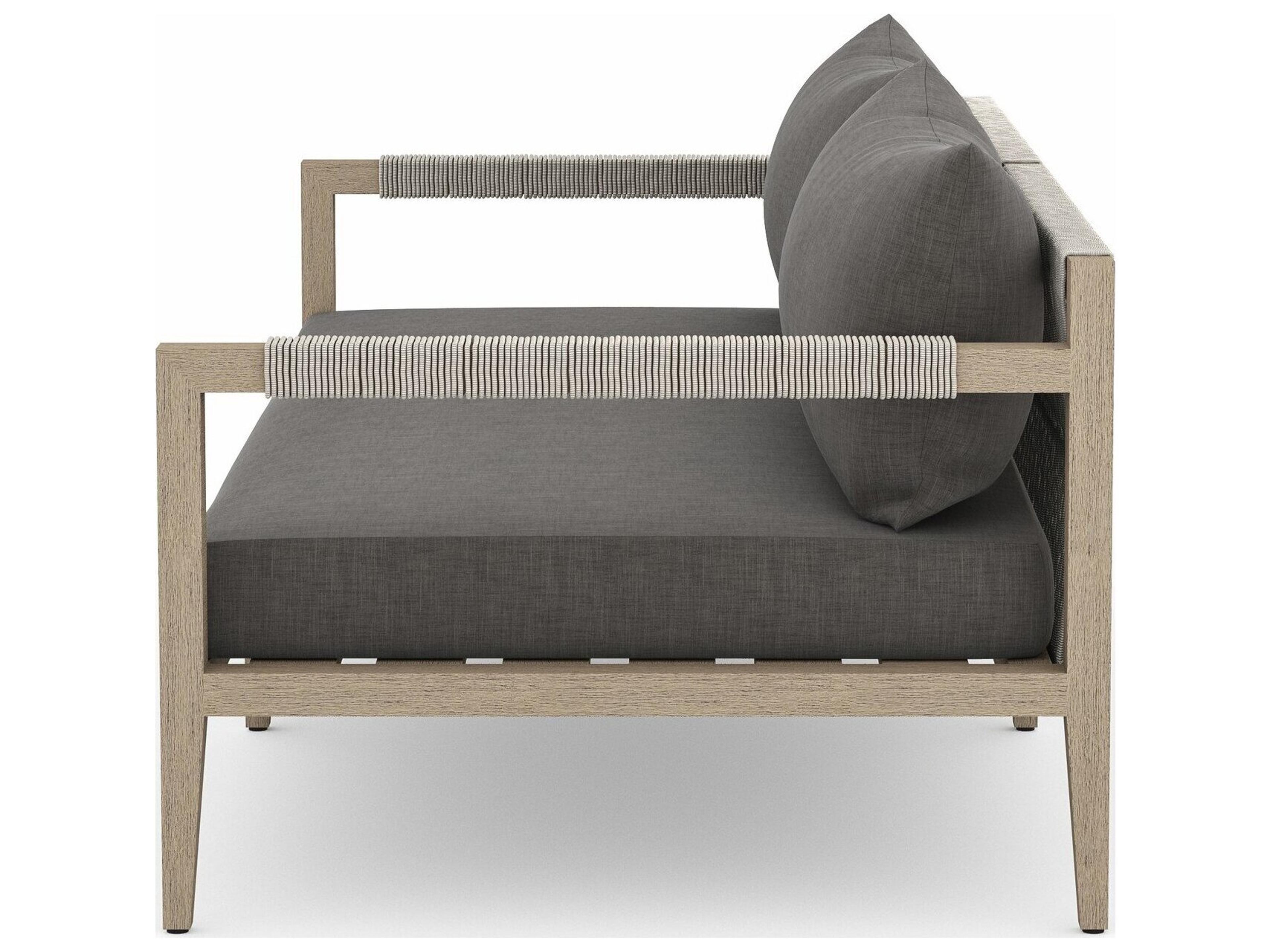 Four Hands Outdoor Solano Sonora  Dining Table-87''-Grey