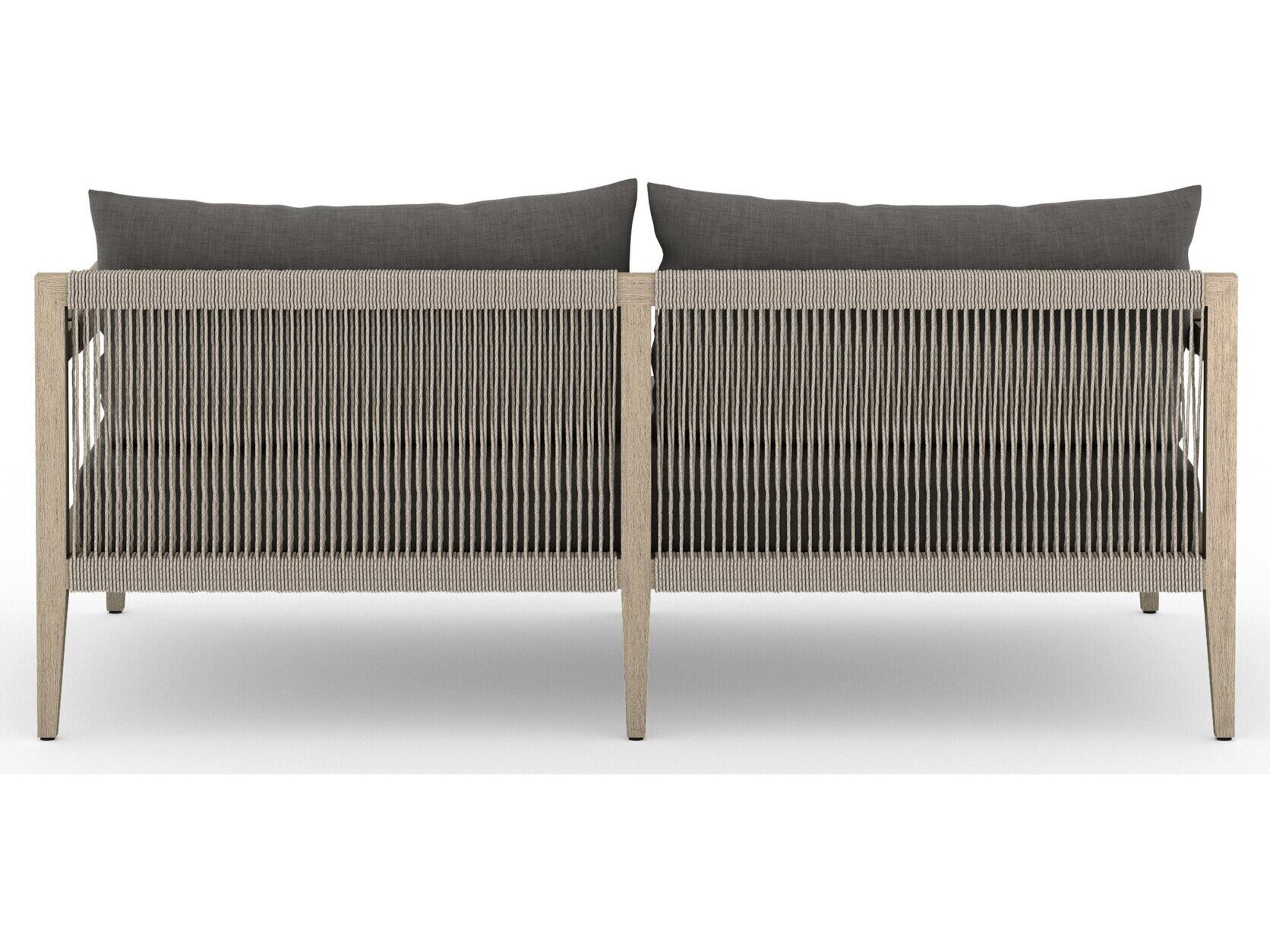 Four Hands Outdoor Solano Sonora  Dining Table-87''-Grey