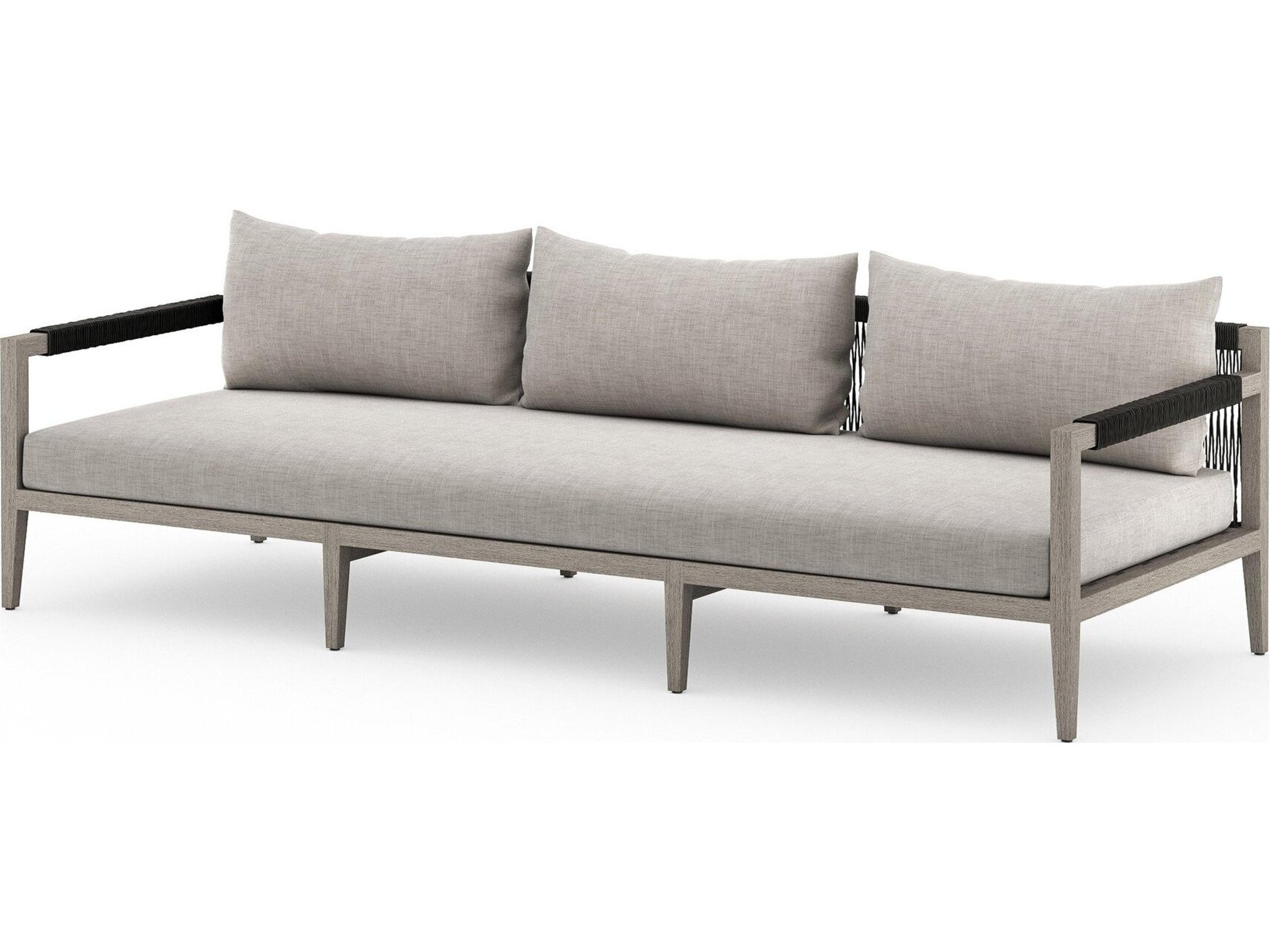 Grass Roots Leroy  Sofa-96-Grey/Stone Grey